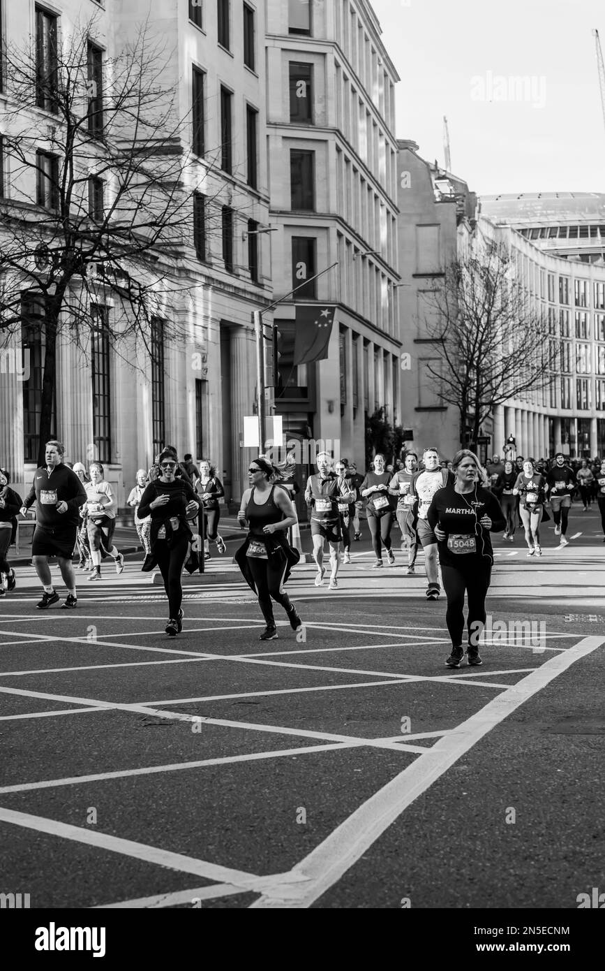 London Cancer Research Run Foto Stock