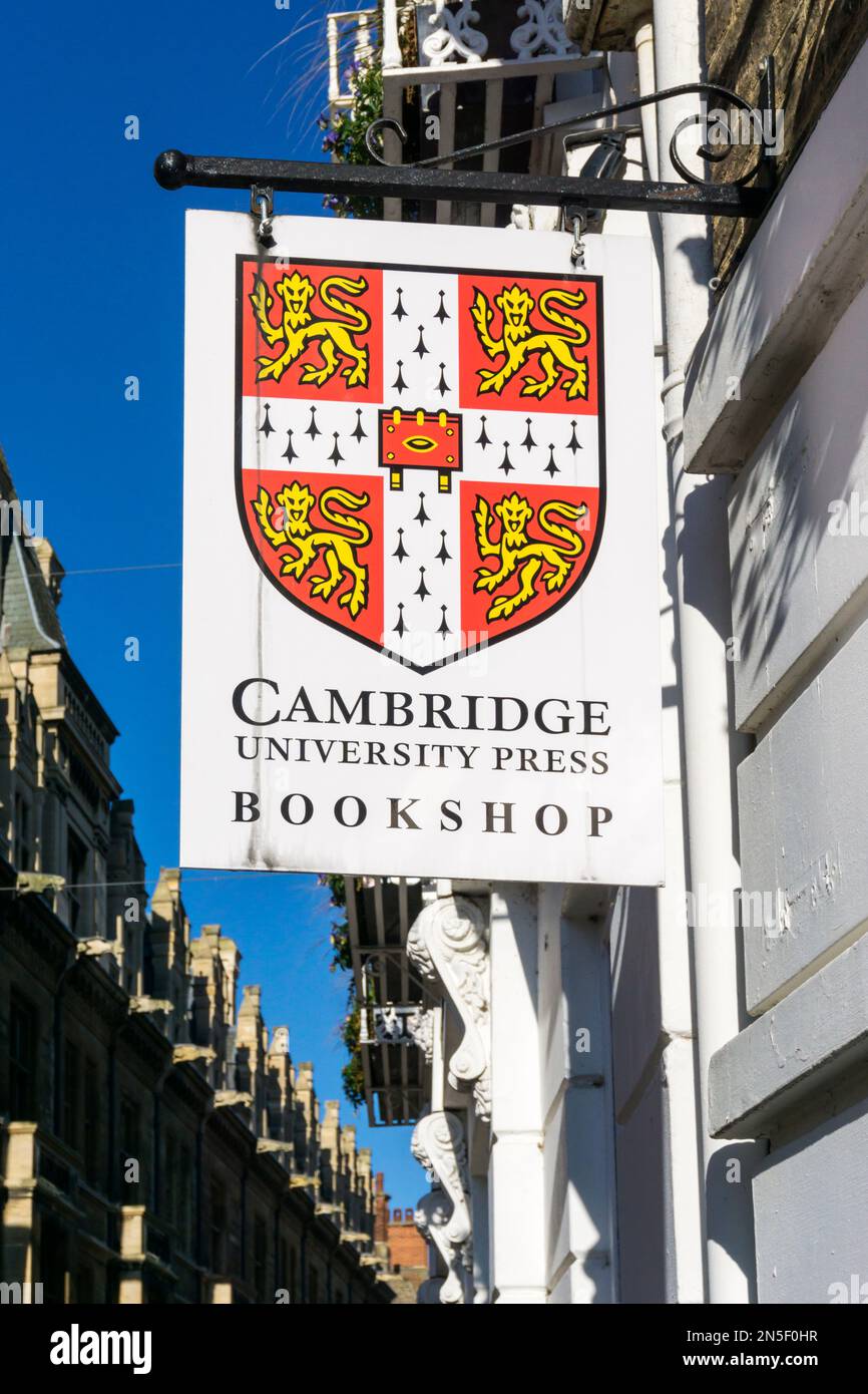 The Cambridge University Press Bookshop. Foto Stock