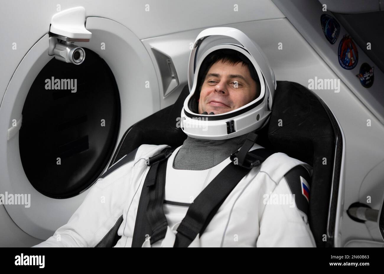 Stati Uniti. 30th Jan, 2023. Specialista della missione Andrey Fedyaev al Kennedy Space Center in Florida. Credit: SpaceX/ZUMA Press Wire Service/ZUMAPRESS.com/Alamy Live News Foto Stock