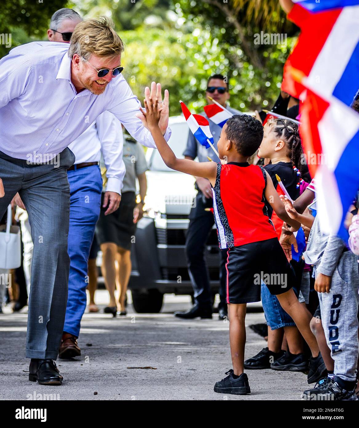 SABA - il re Willem-Alexander, la regina Maxima e la principessa Amalia ...