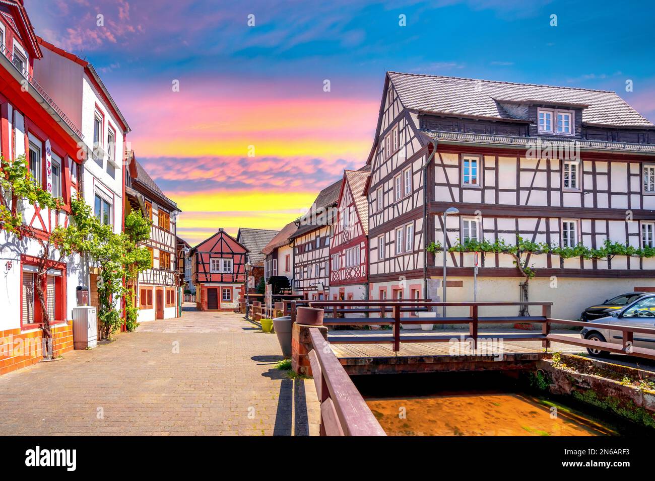 Annweiler am Trifels, Rheinland Pfalz, Germania Foto Stock