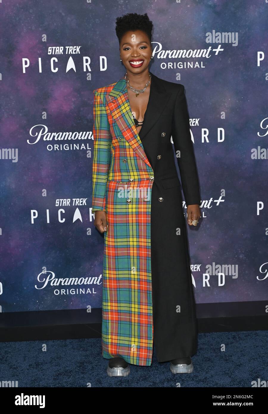 Los Angeles, Stati Uniti. 09th Feb, 2023. Folake Olowofoyeku alla prima per 'Star Trek Picard' al TCL Chinese Theatre di Hollywood. Picture Credit: Paul Smith/Alamy Live News Foto Stock