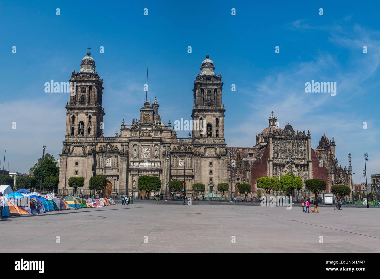 Cattedrale Metropolitana di Città del Messico, Città del Messico, Messico Foto Stock