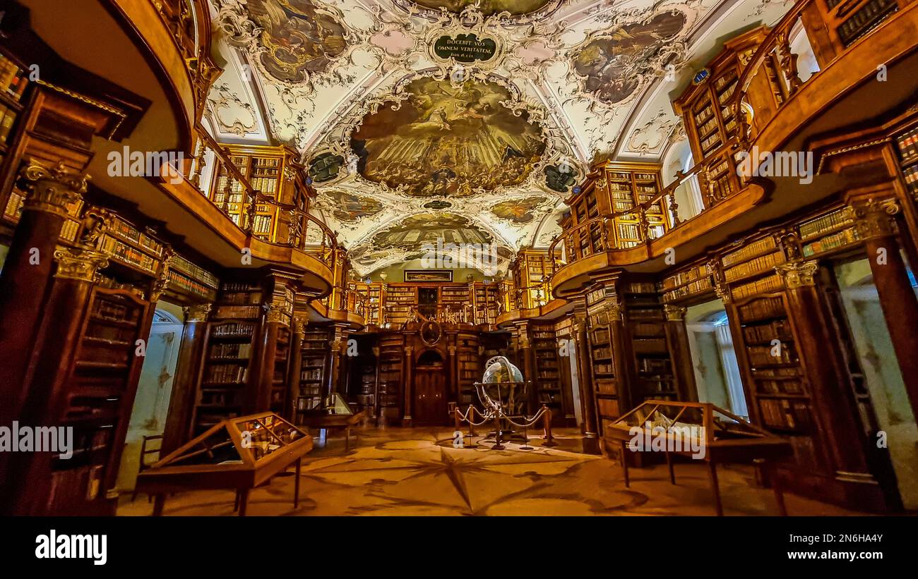 Sito UNESCO, la biblioteca di San Gallen, svizzera Foto Stock