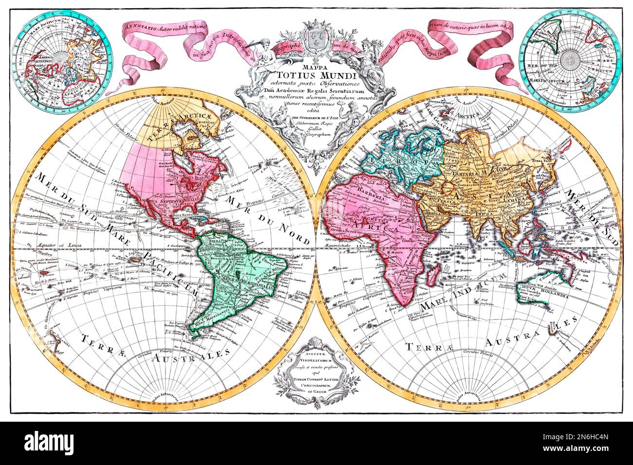 EuroGraphics Puzzle 2000 Pezzi | Antica Mappa Del Mondo | 68x97 Cm | Cartone Riciclato | Regalo Istruttivo