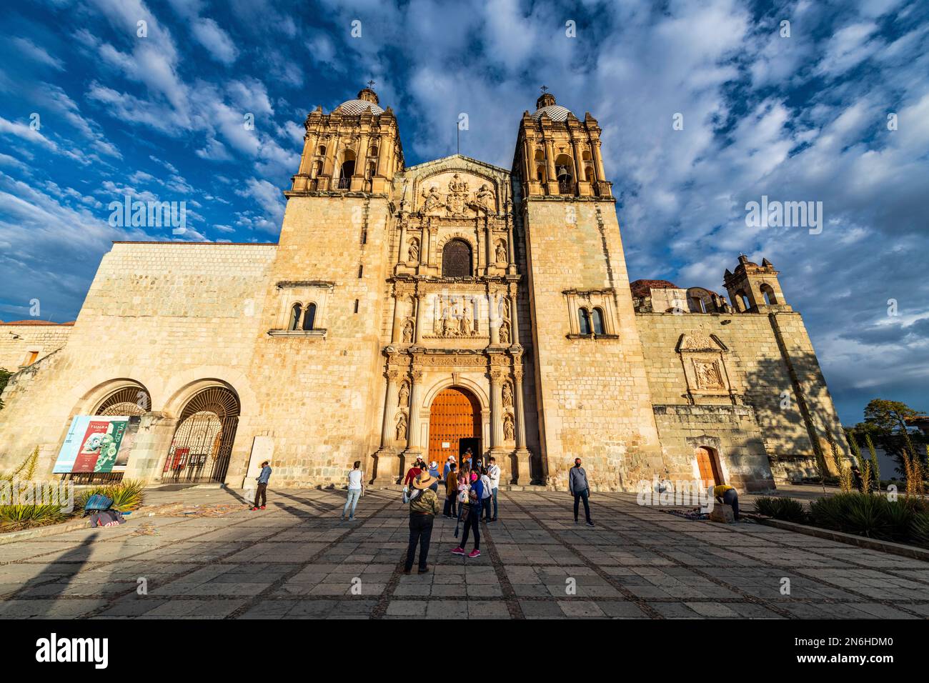 Chiesa di Santo Domingo de Guzman, Oaxaca, Messico Foto Stock