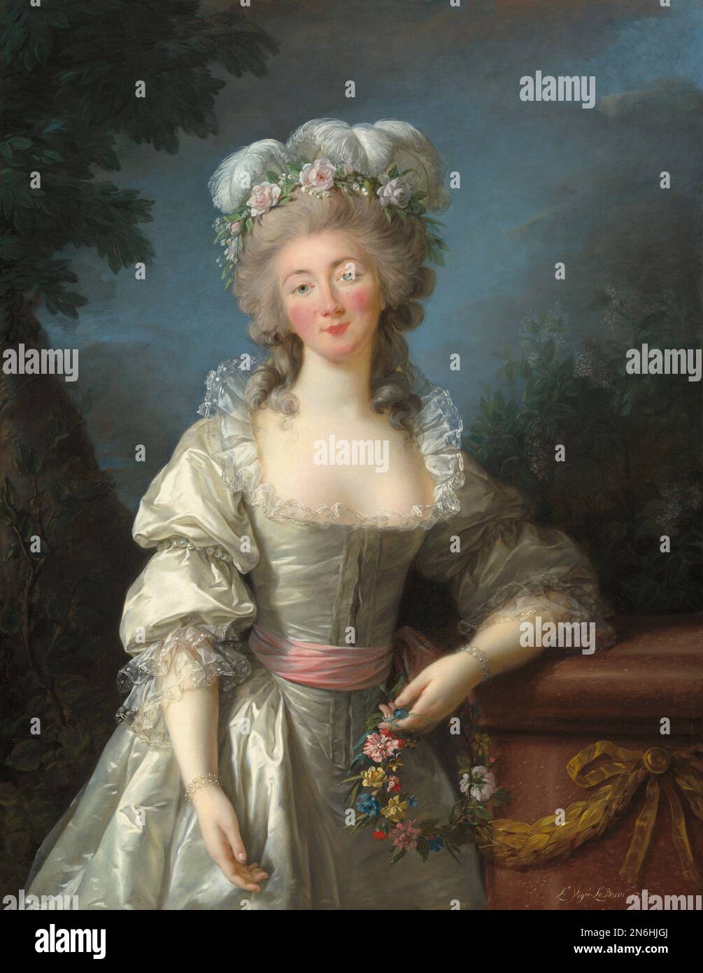 Élisabeth Louise Vigée le Brun Madame du Barry 1782 Foto Stock