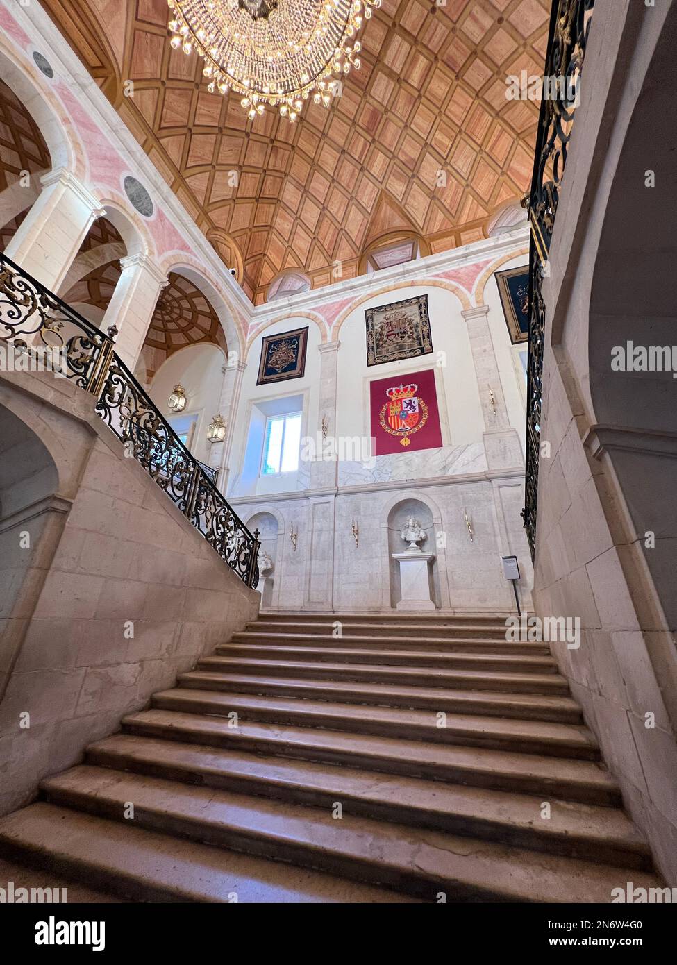 Interno del palazzo reale di Aranjuez Foto Stock