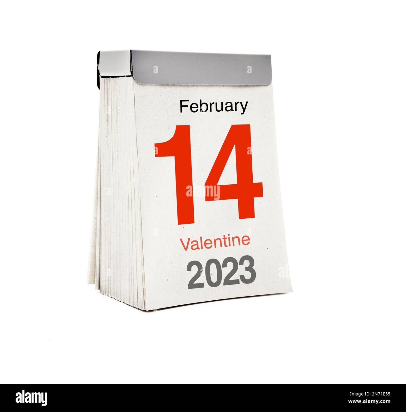 Calendario di San Valentino 14 febbraio 2023 Foto Stock