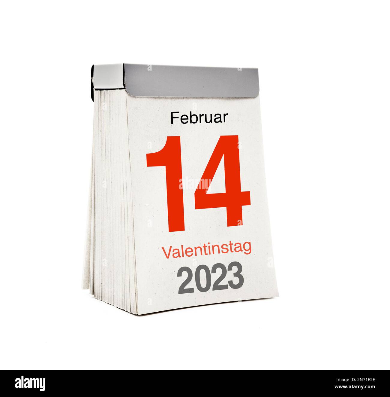 Calendario di San Valentino 14 febbraio 2023 Foto Stock