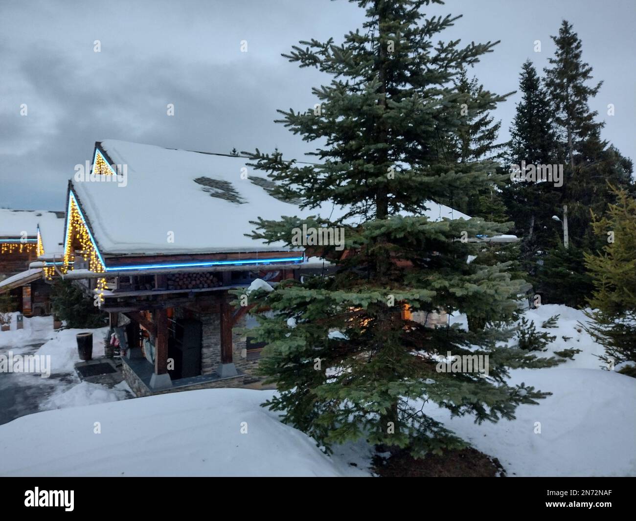 CASA DI NEVE Foto Stock