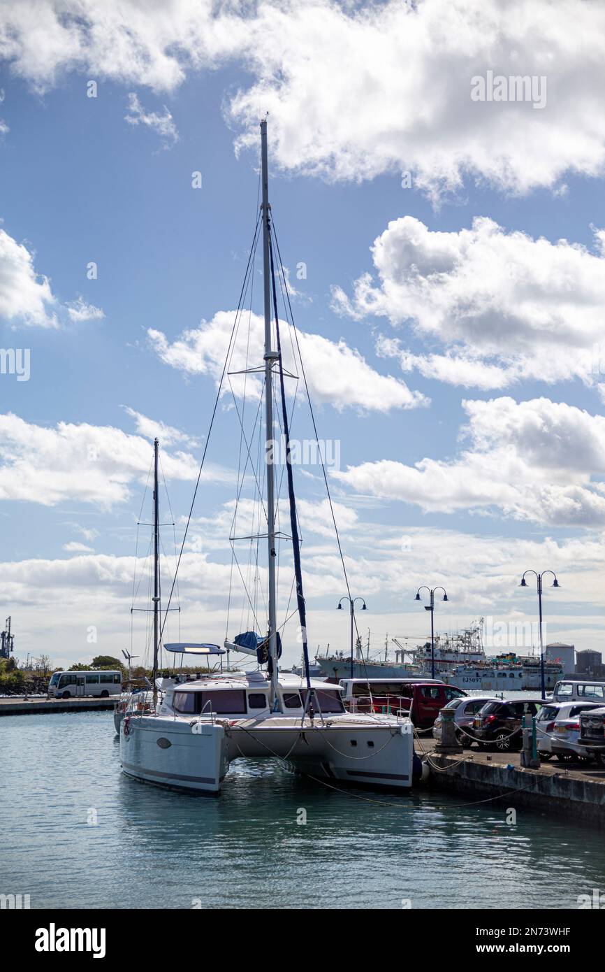 Caudan Waterfront - sviluppo commerciale a Port Louis, Isola Mauritius, Africa Foto Stock