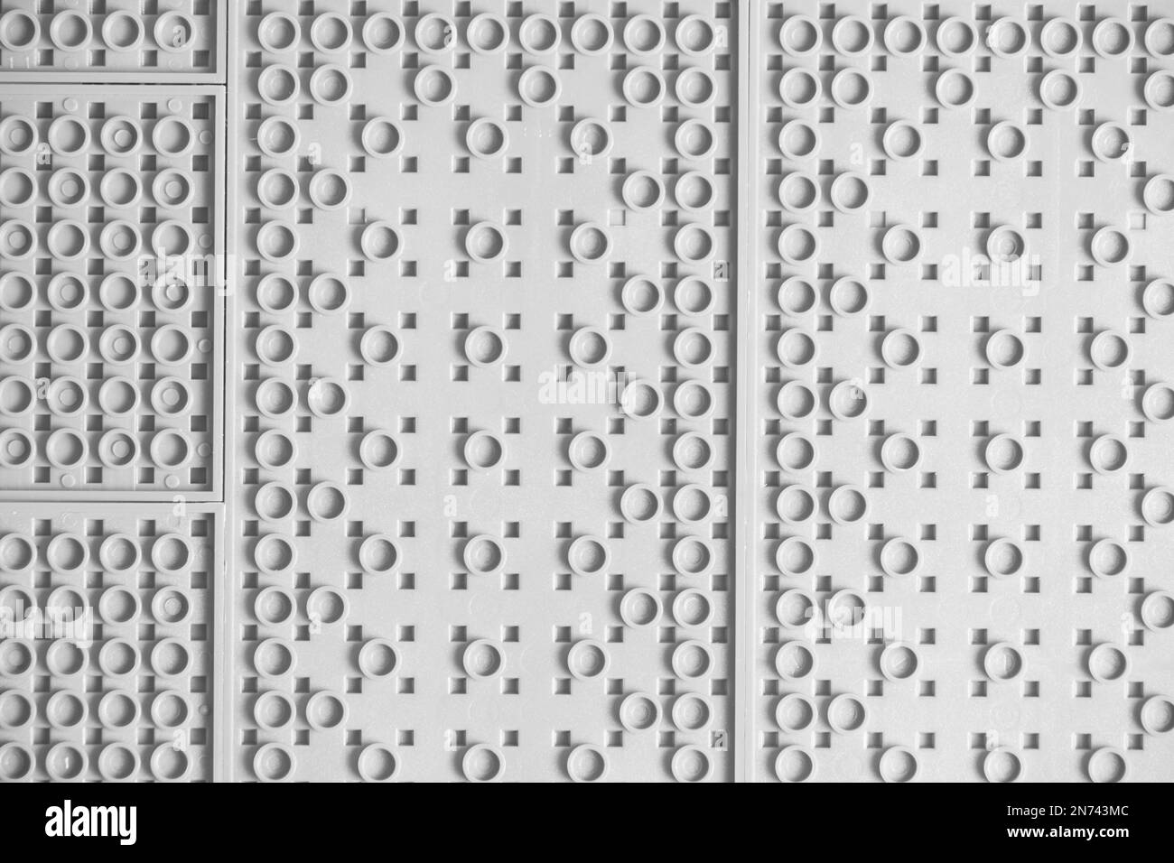 Astratto sfondo bianco bambini lego Foto Stock