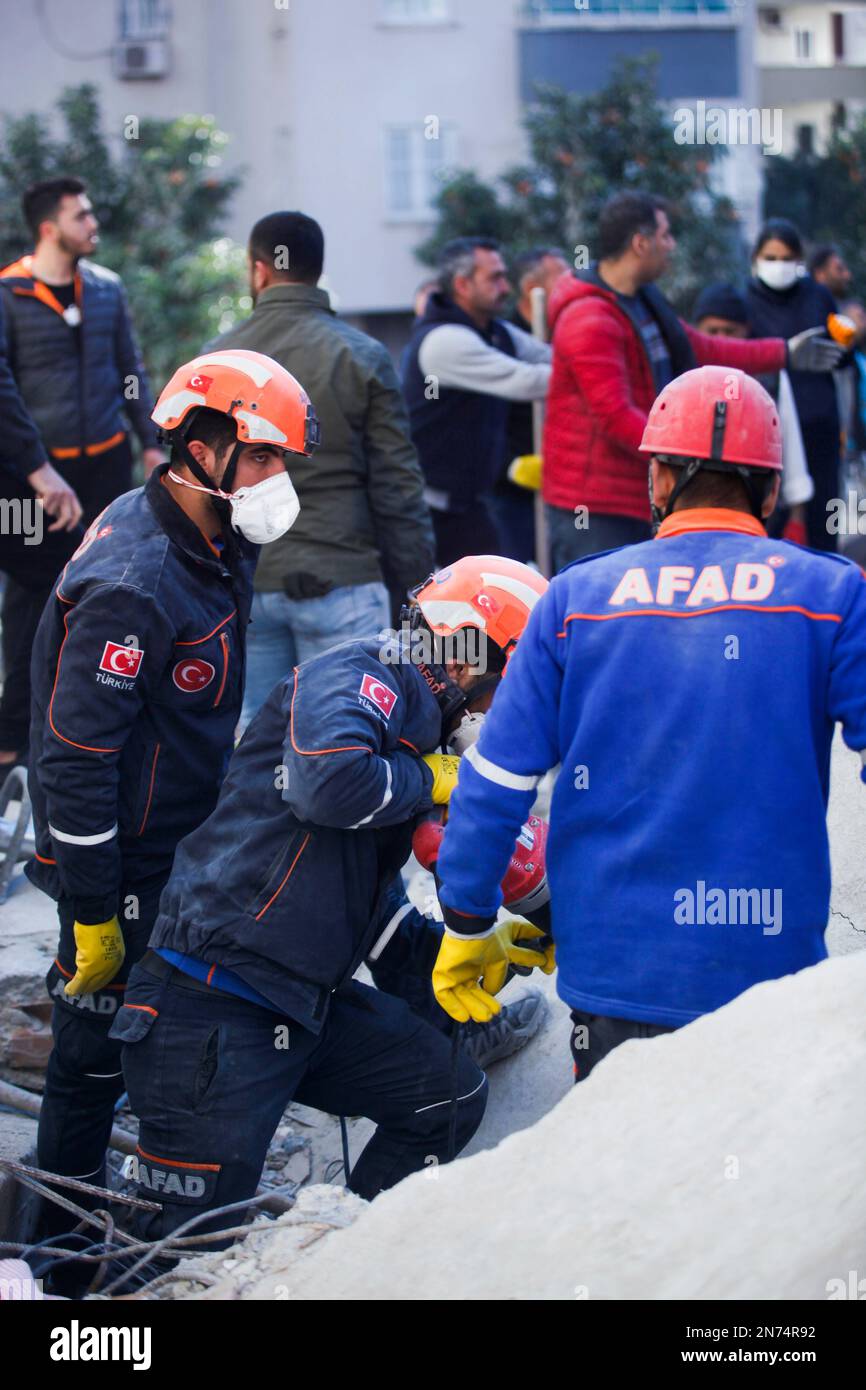 terremoto in turchia, aiutare la turchia Foto Stock