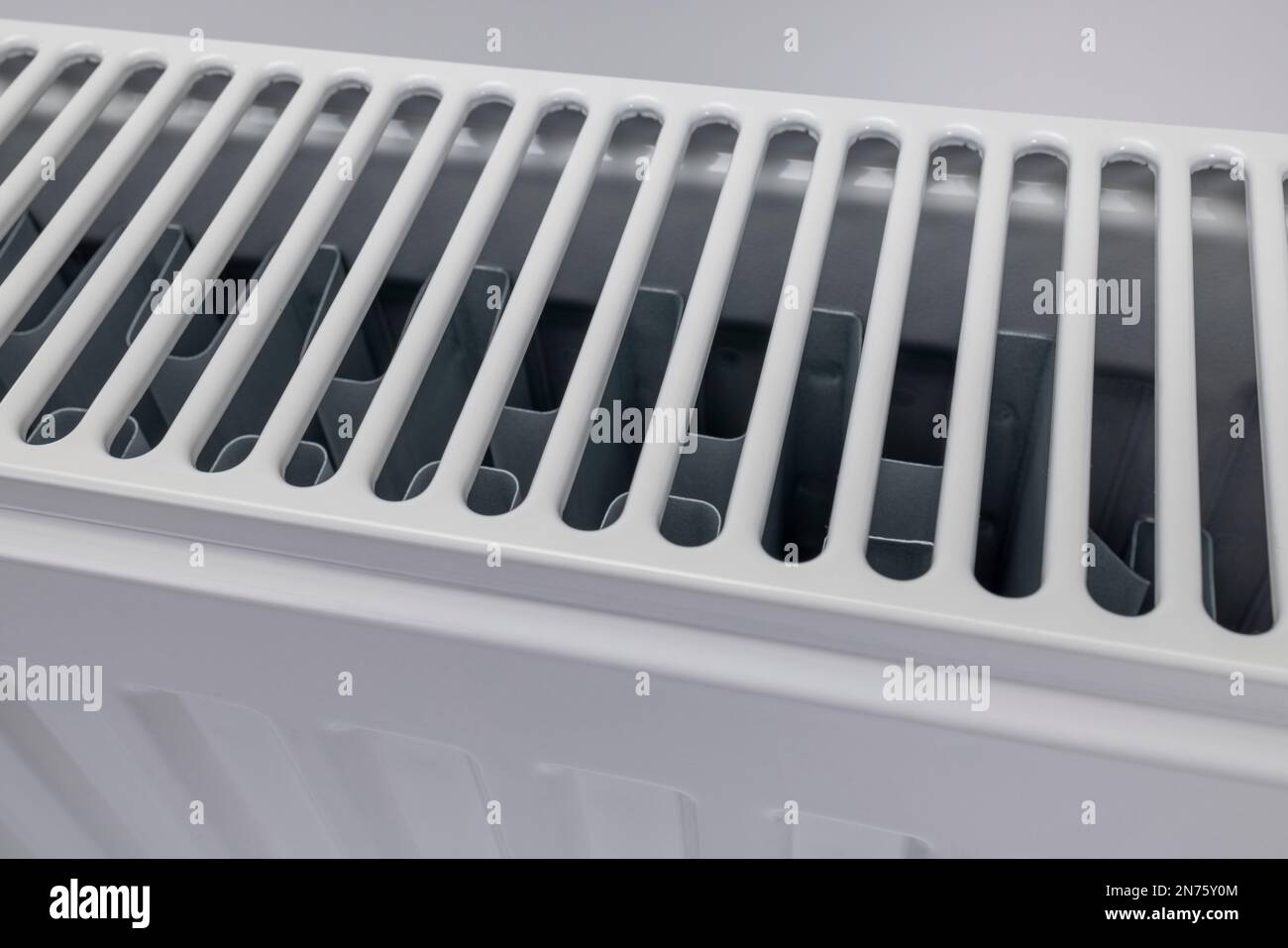 Radiatore, griglia di riscaldamento, dettaglio, immagine icona, temperatura ambiente, consumo, Foto Stock