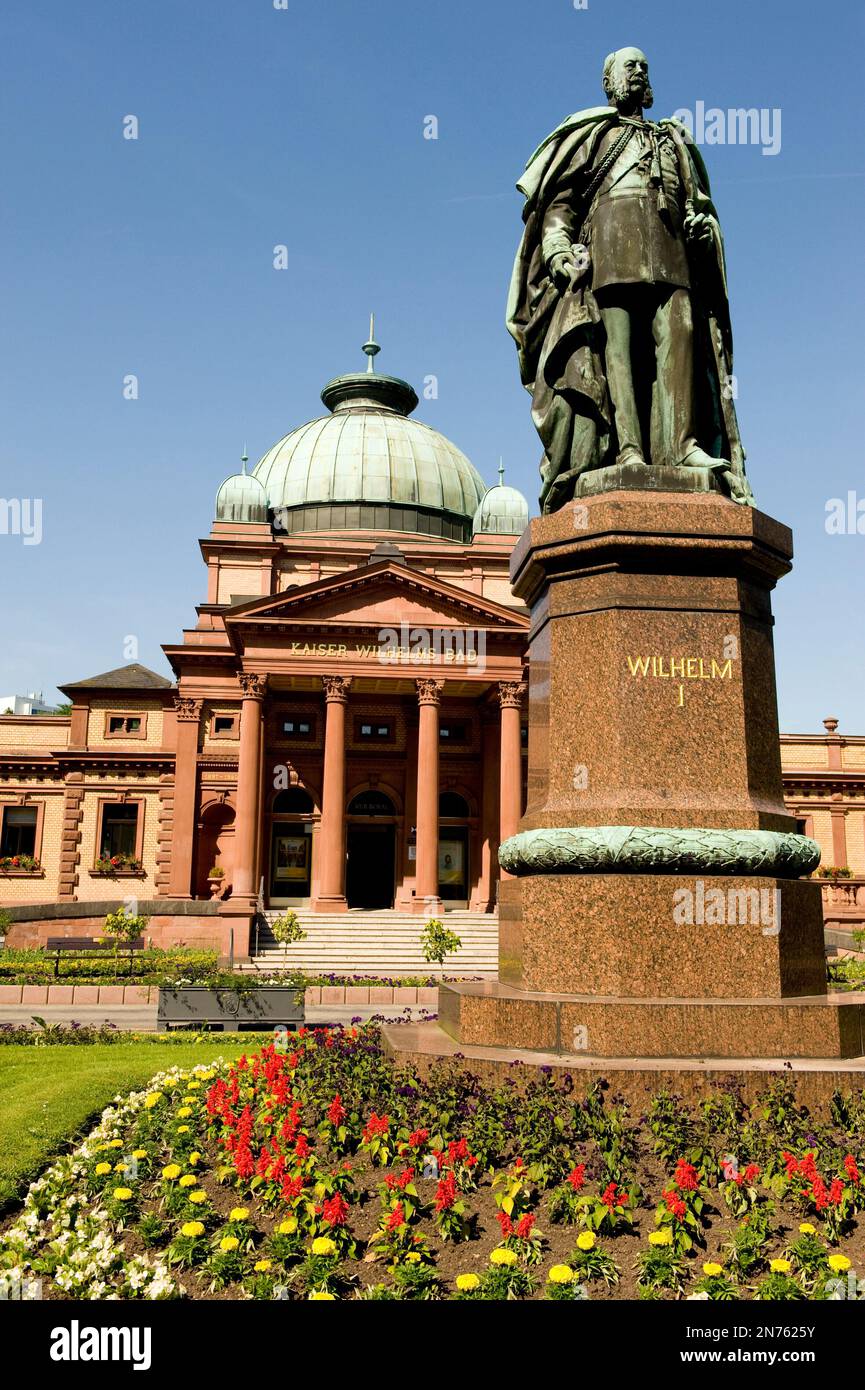 Germania, Assia, Taunus, Bad Homburg vor der Höhe, parco termale, Kaiser-Wilhelms-Bad Foto Stock