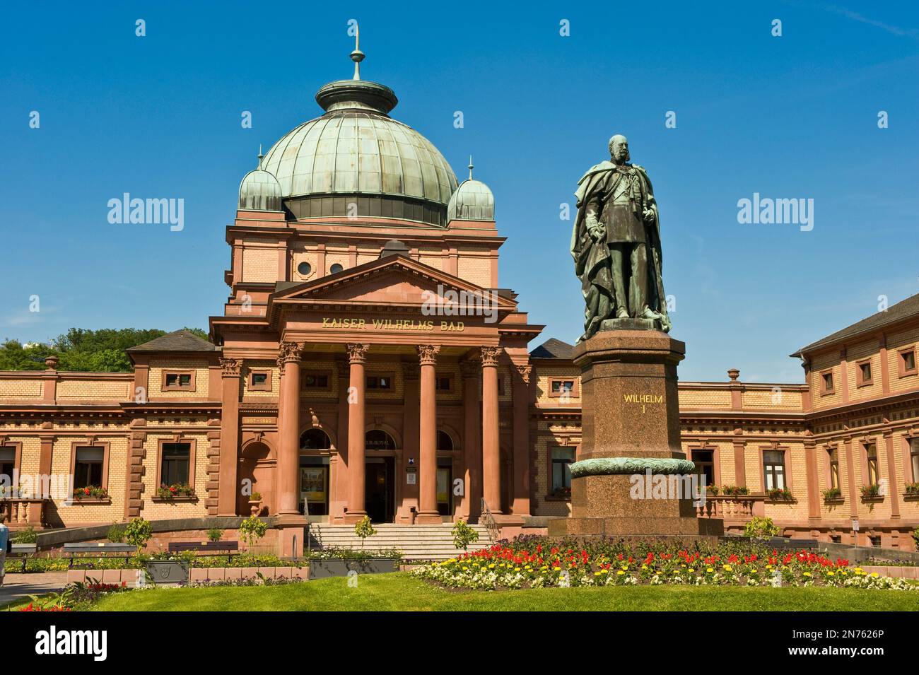 Germania, Assia, Taunus, Bad Homburg vor der Höhe, parco termale, Kaiser-Wilhelms-Bad Foto Stock