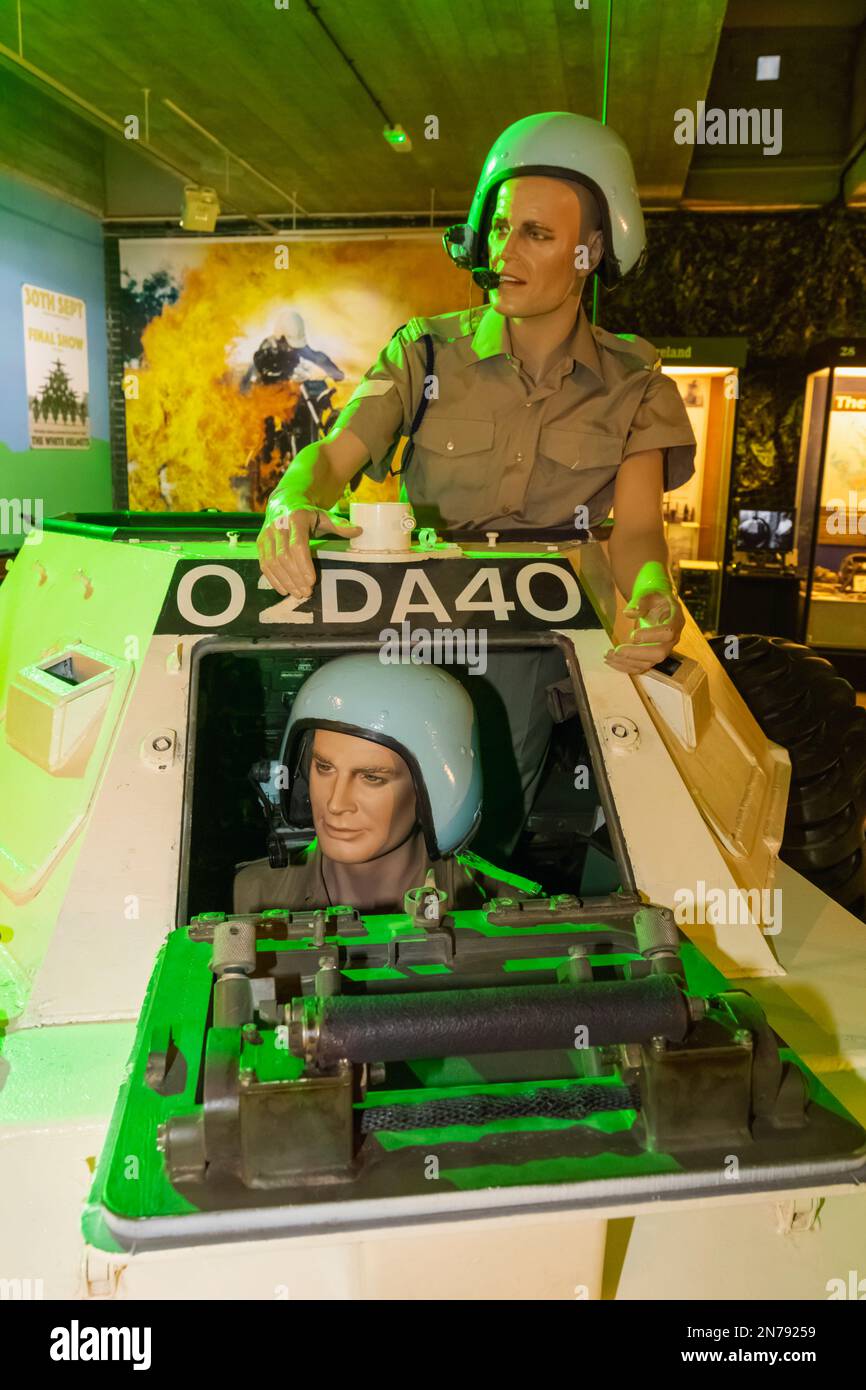 Inghilterra, Dorset, Blandford Forum, Royal Signals Museum, Daimler Ferret Mark1/1 Scout Car 1952-1984 Foto Stock