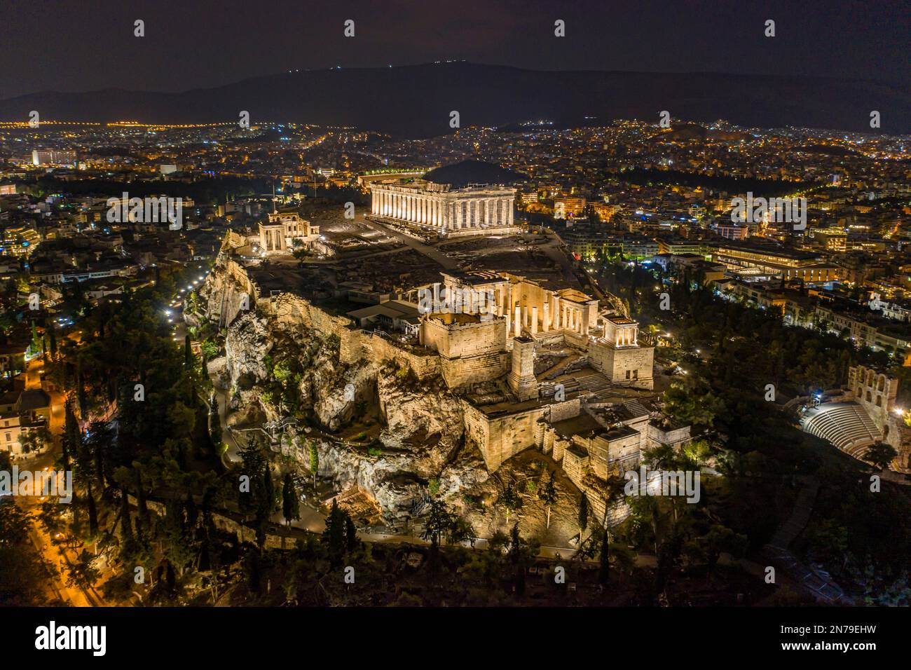 Acropoli Grecia Foto Stock