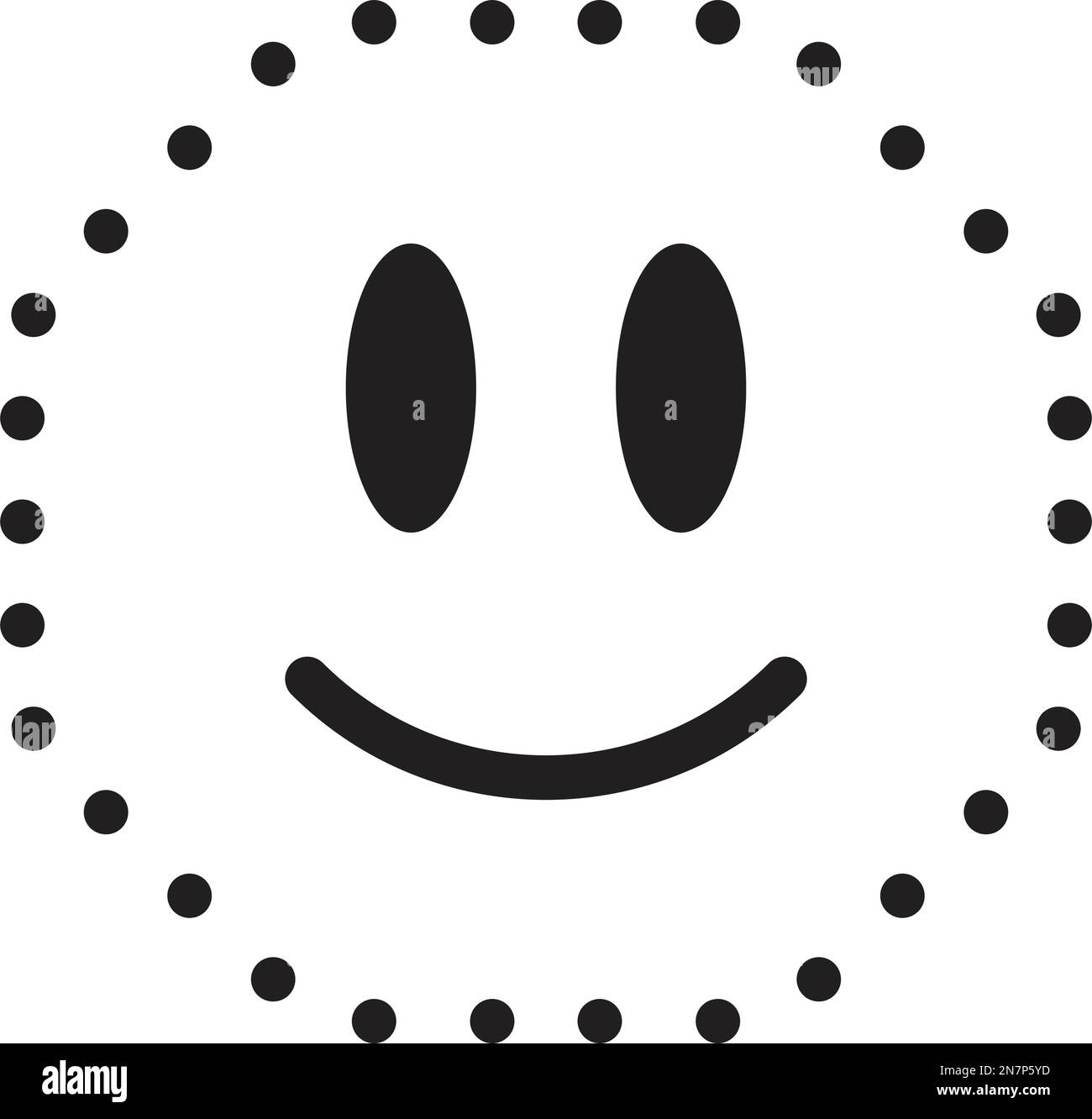 Forma a ottagono punteggiato per tracciare le linee per i bambini della scuola materna e materna per la pratica di disegno e scrittura a mano Illustrazione Vettoriale