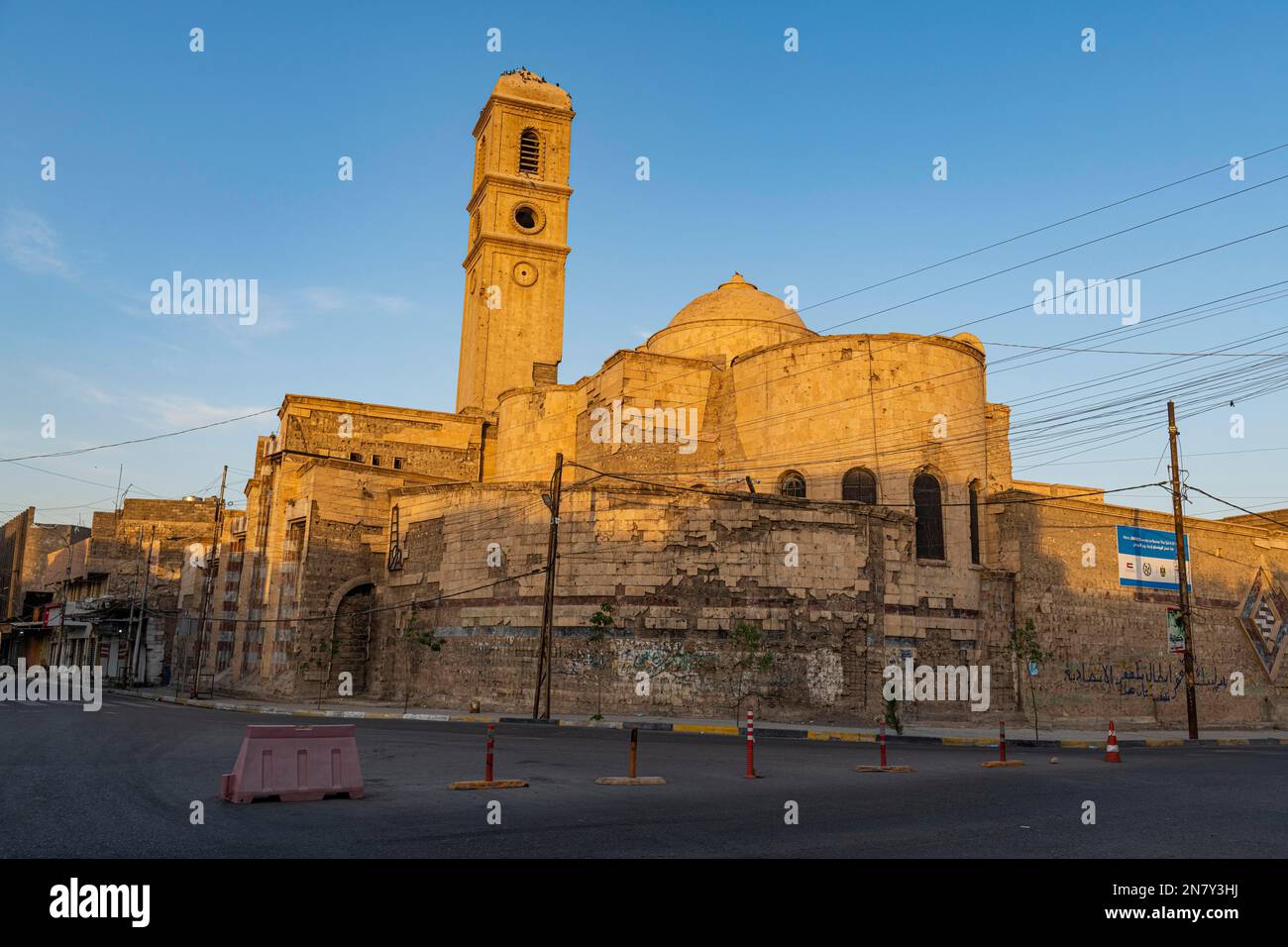 Chiesa nella città vecchia, Mosul, Iraq Foto Stock