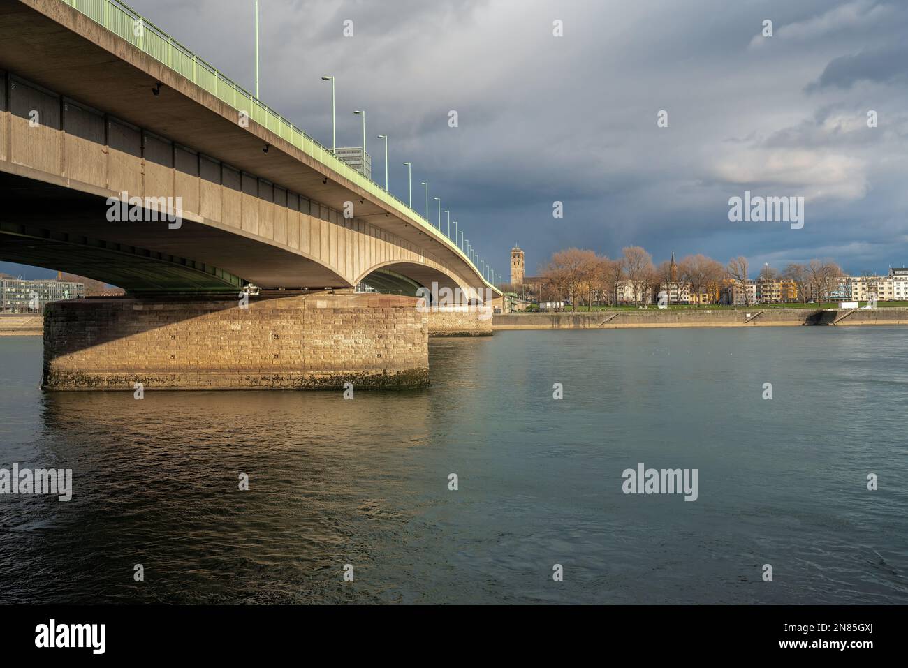 Ponte Deutzer - Colonia, Germania Foto Stock