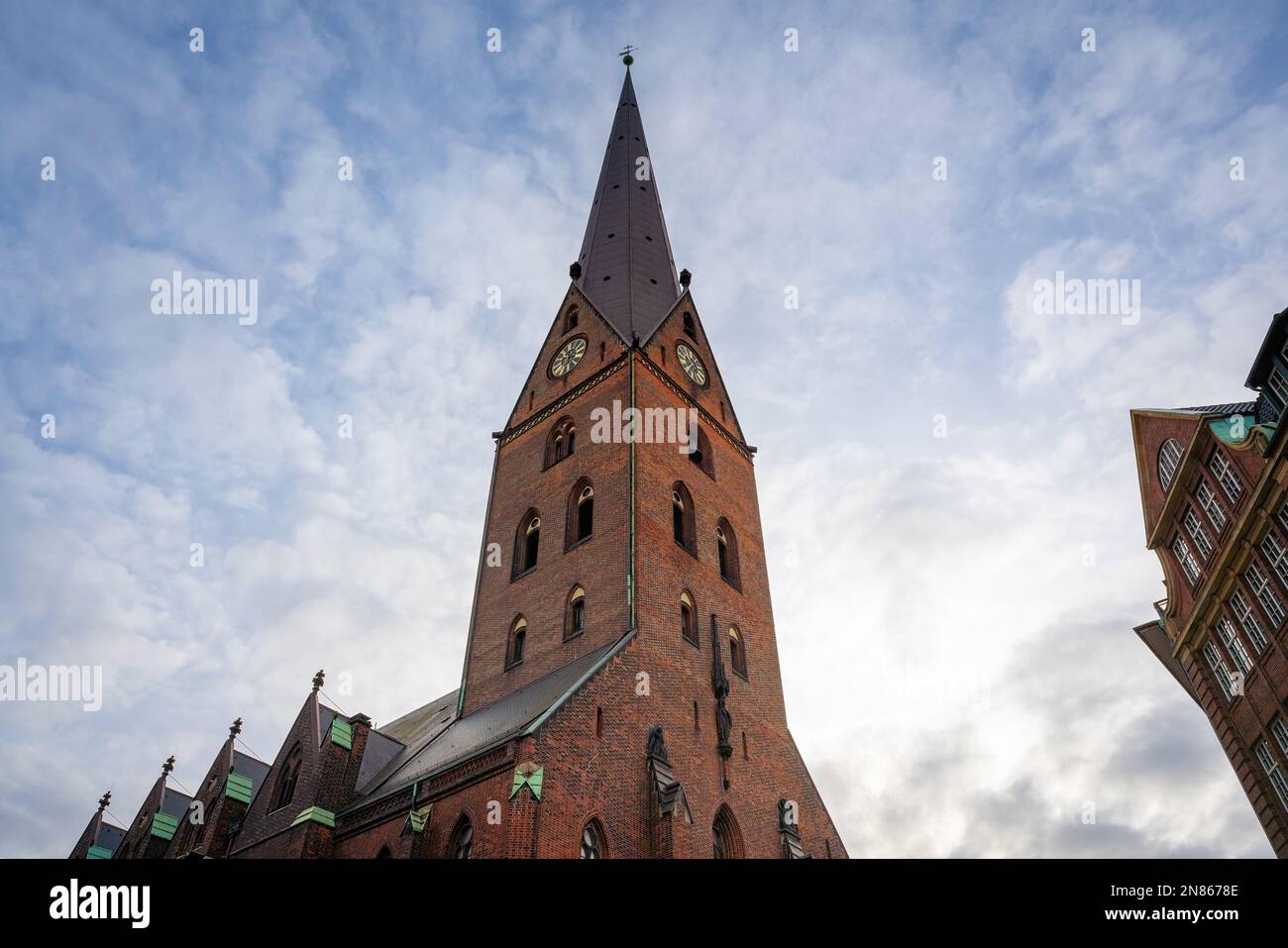 St Peter Church - Amburgo, Germania Foto Stock