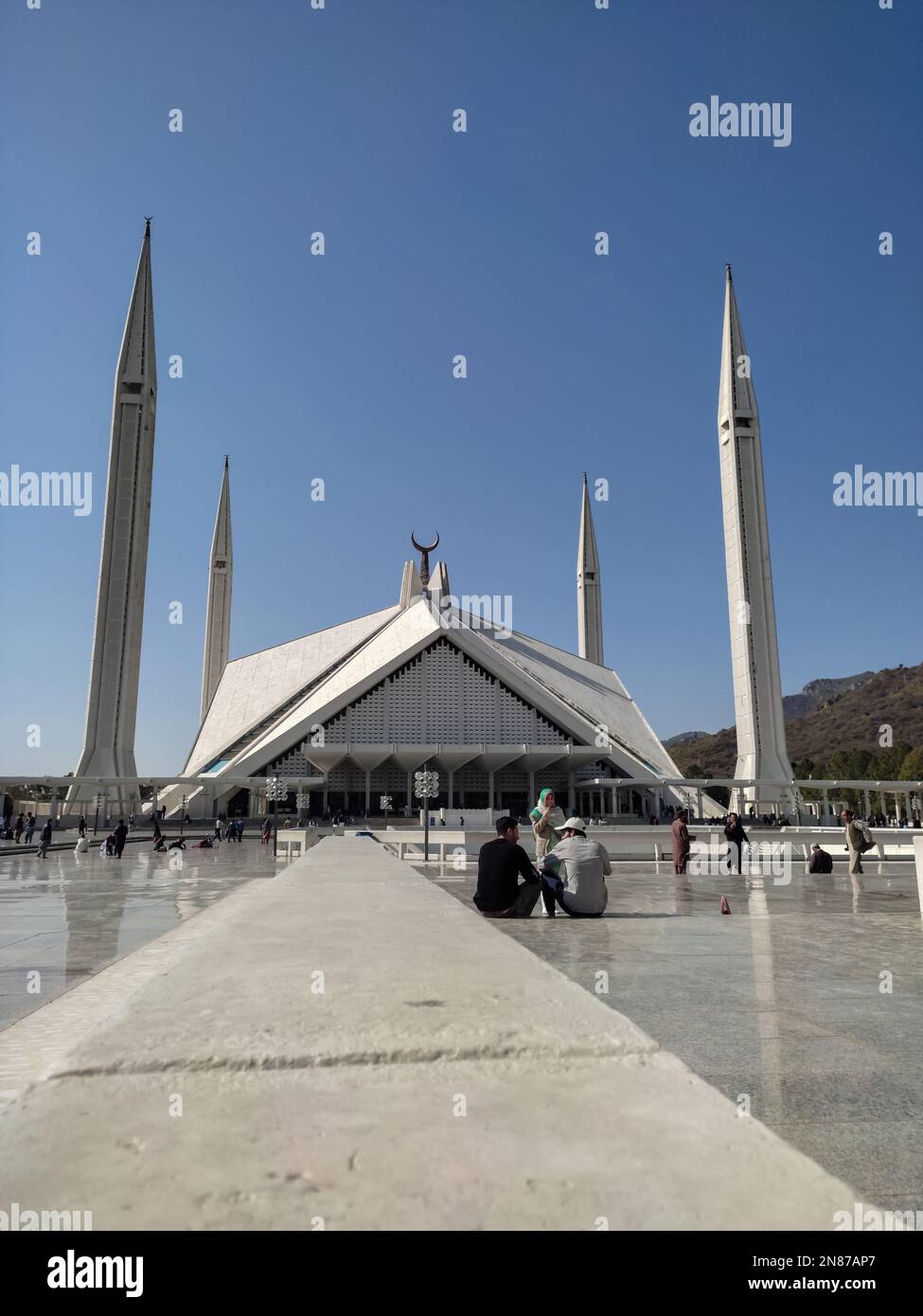 Moschea Faisal Islamabad. Pakistan 7th febbraio 2023. Foto Stock