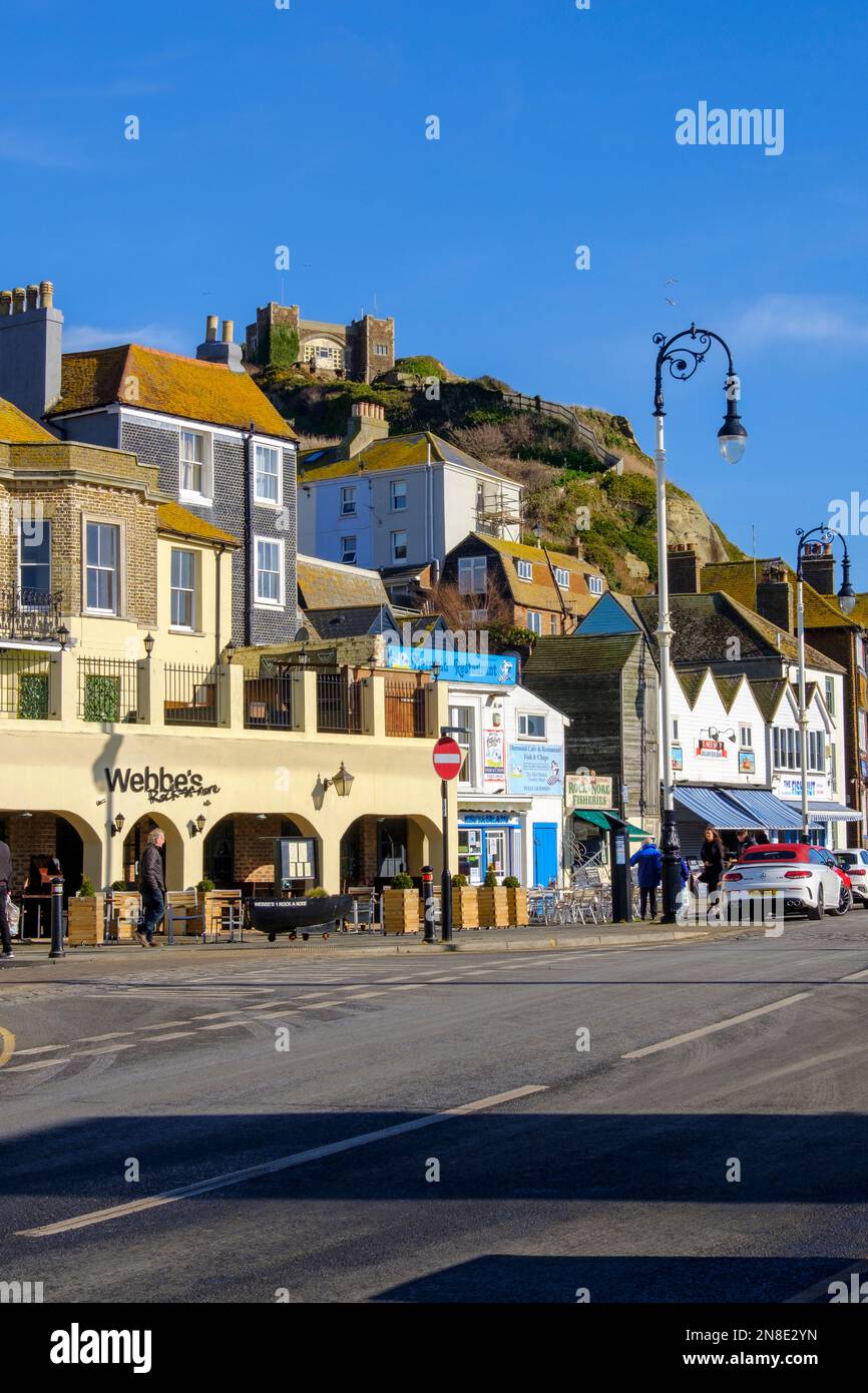Hastings, East Sussex, Regno Unito Foto Stock