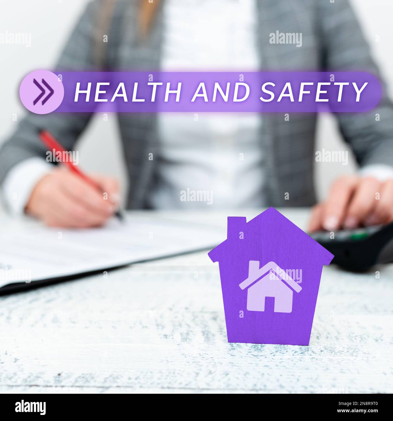 Poster Sicurezza Cantiere A4 Laminato, Cartello Informativo Per Lavoratori E Visitatori, Resistente All'acqua - 2