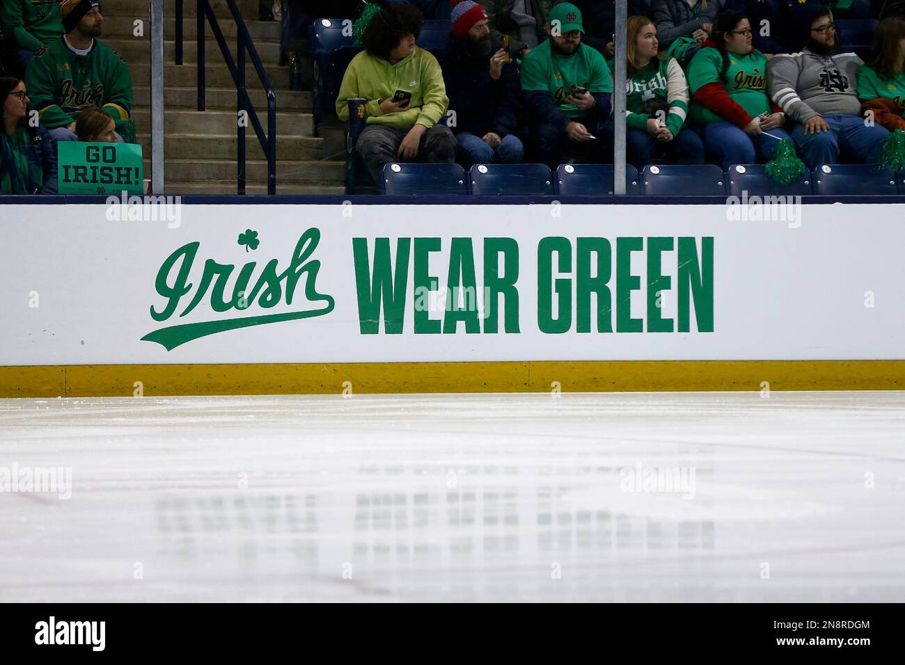 SOUTH BEND, IN FEBRUARY 11 It was Irish Wear Green night during a