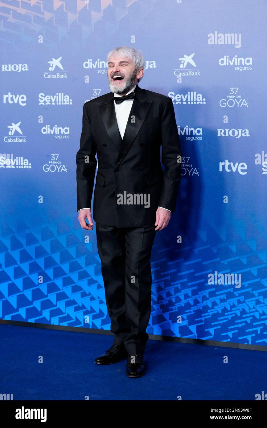 Siviglia. Spagna. 20230211, Fernando Tejero partecipa ai Goya Awards 37th - Red Carpet a Fibes - Conference and Exhibition il 11 febbraio 2023 a Siviglia, Spagna Foto Stock