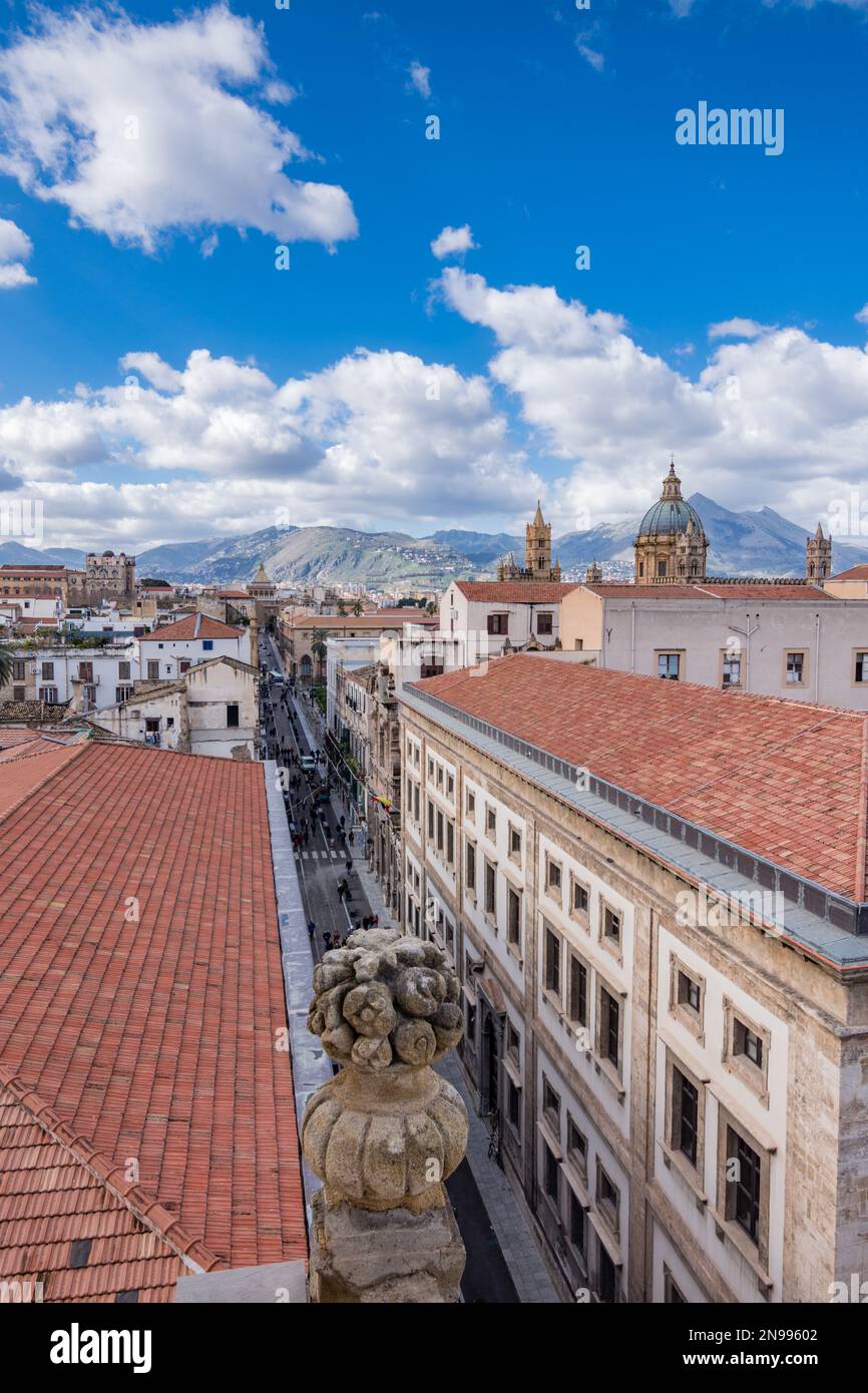 Città di Palermo, Italia Foto Stock