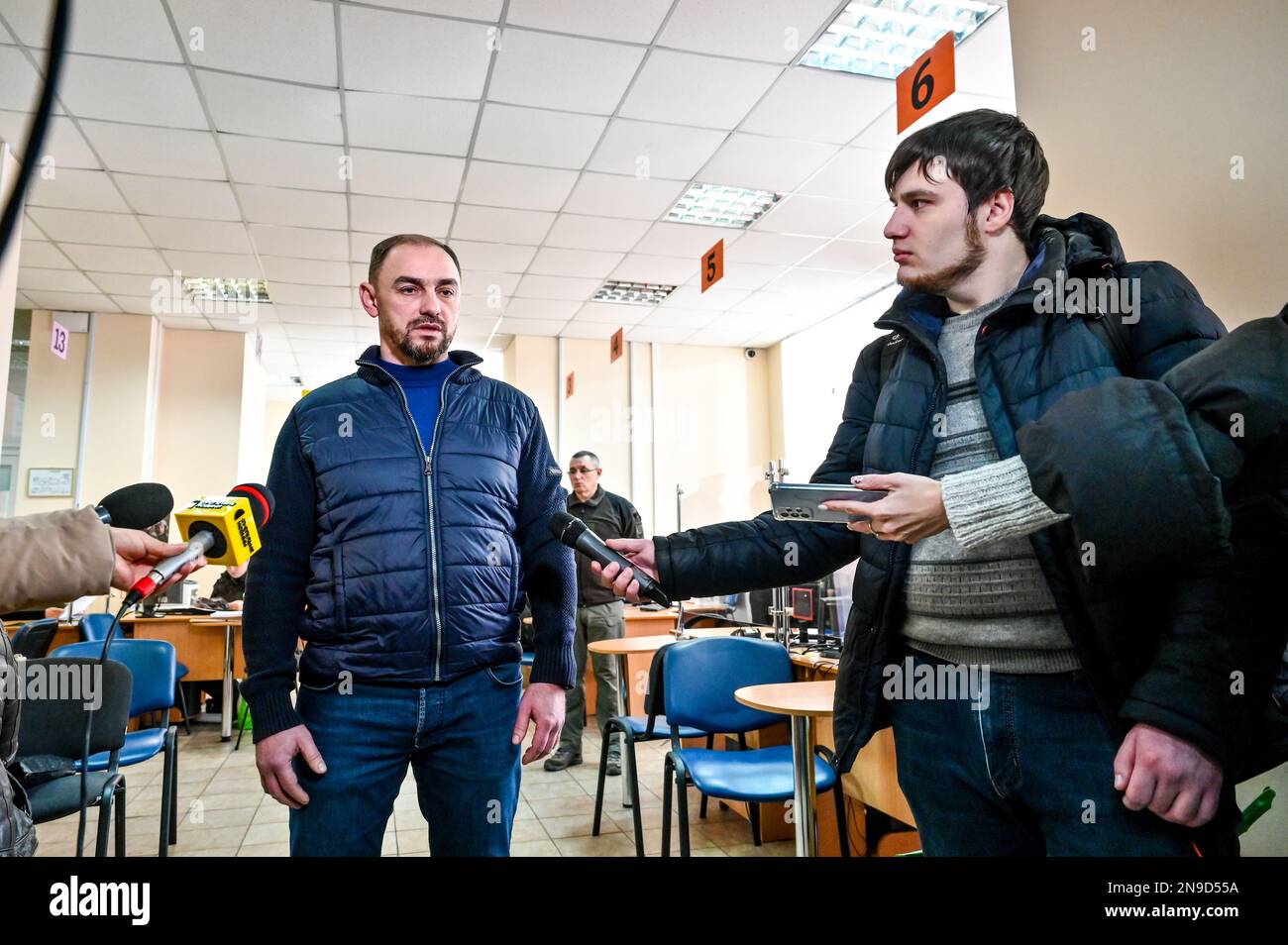 Non esclusiva ZAPORIZHZHZHIA, UCRAINA 10 FEBBRAIO 2023 Vice capo