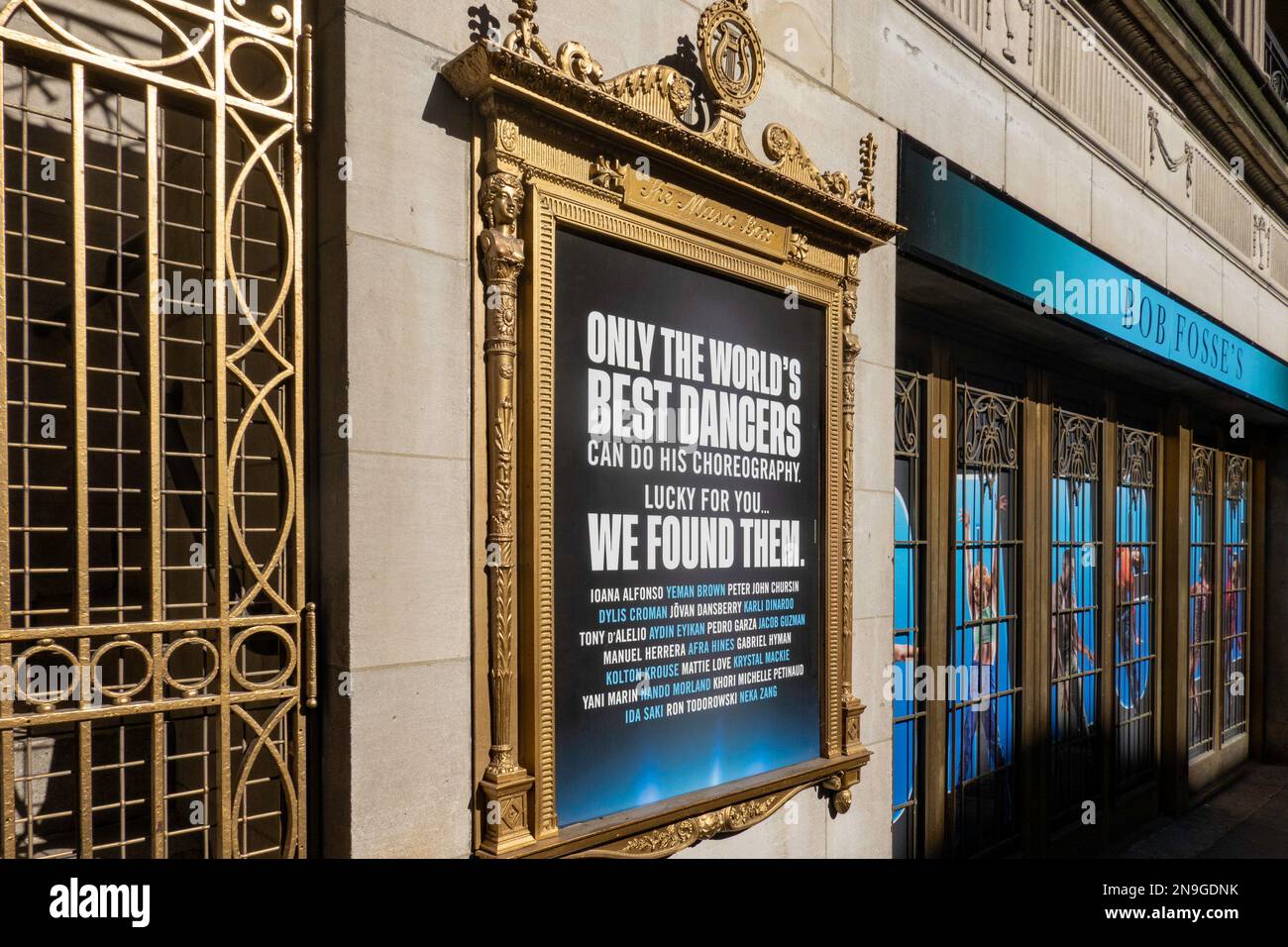 Music Box Theater Signage , 2023, NYC Foto Stock