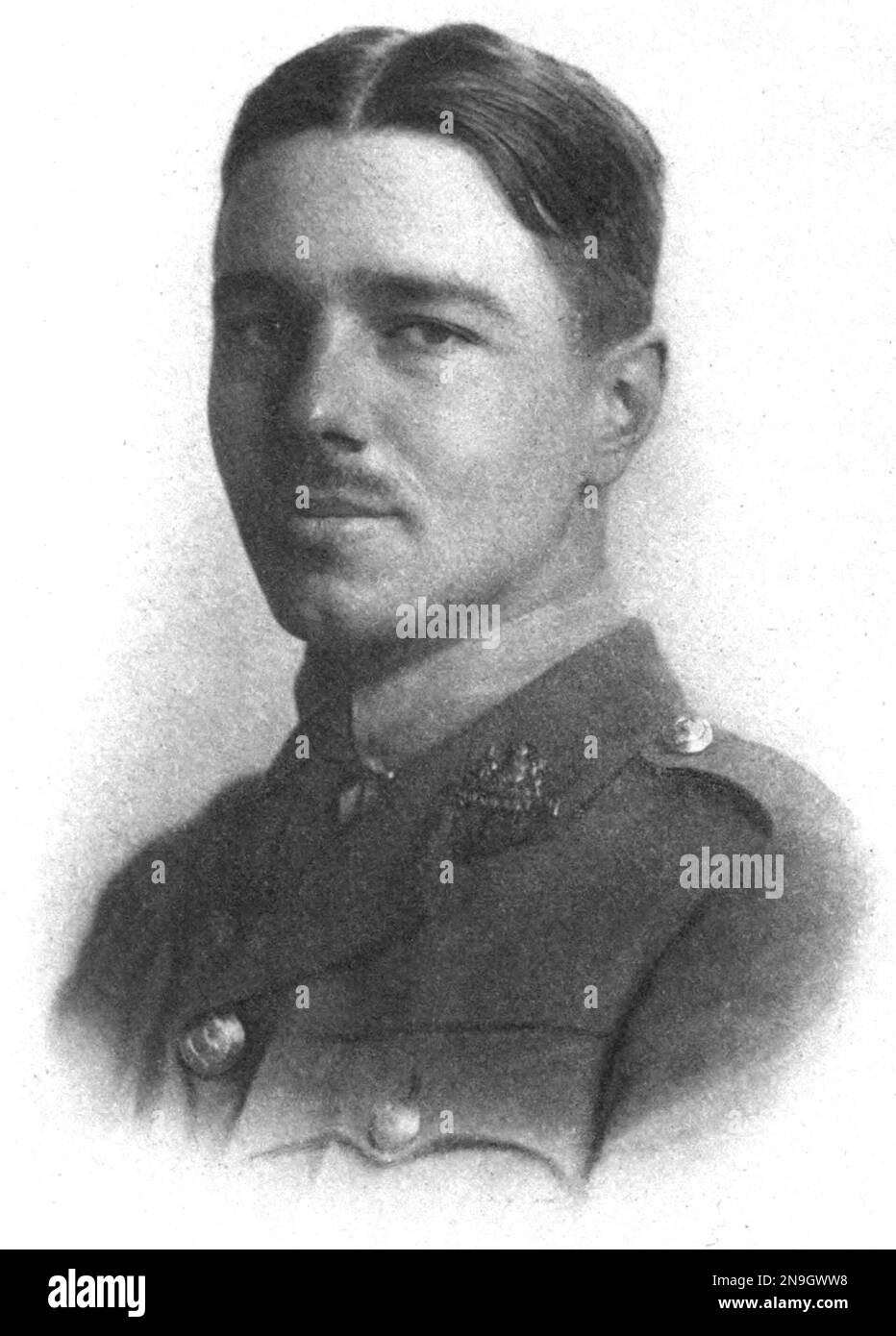 Wilfred Owen, Wilfred Edward Salter Owen (1893 – 1918) poeta e soldato inglese. Foto Stock