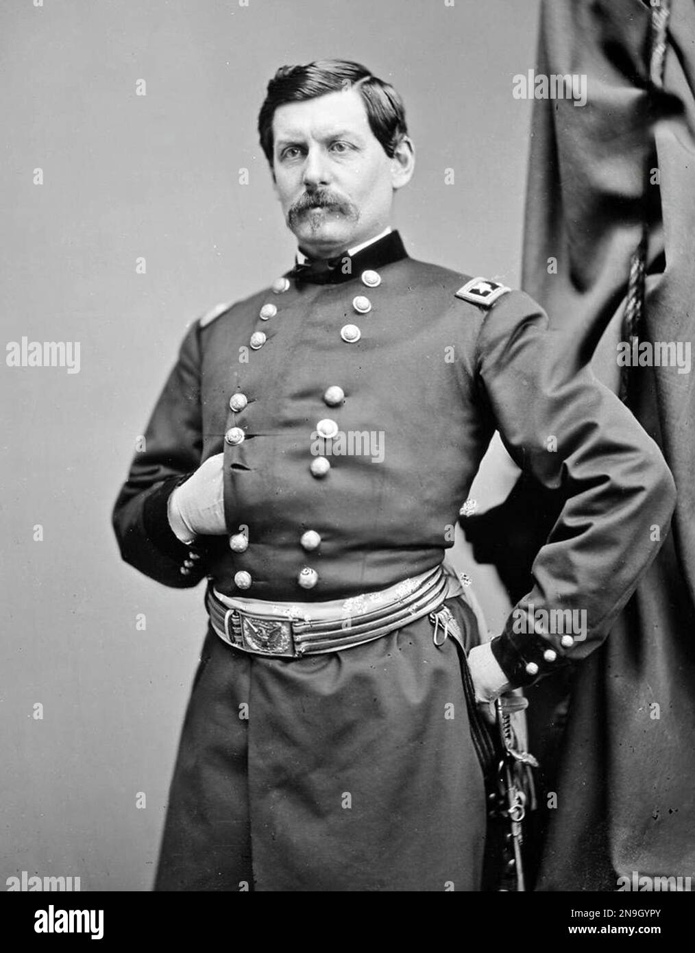 George Brinton McClellan (1826 – 1885) soldato americano, generale dell'Unione della Guerra civile Foto Stock