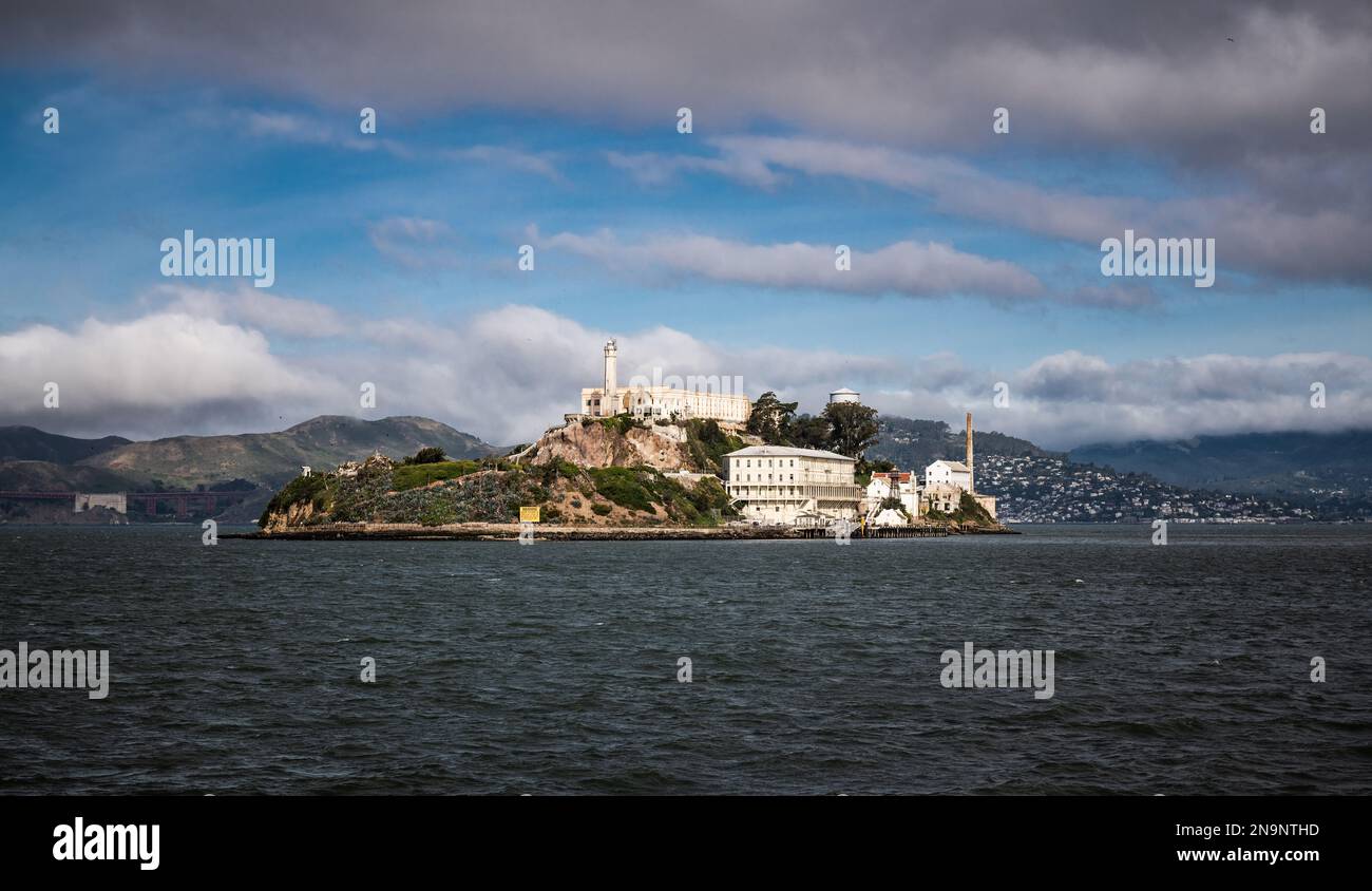 Alcatraz Prision a San Francisco (California, Stati Uniti) Foto Stock