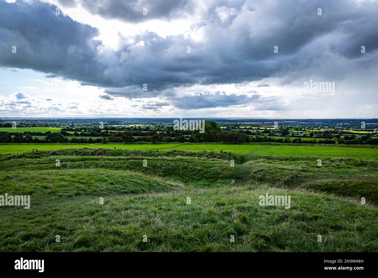 Collina di Tara, nella contea di Meath, Irlanda Foto Stock