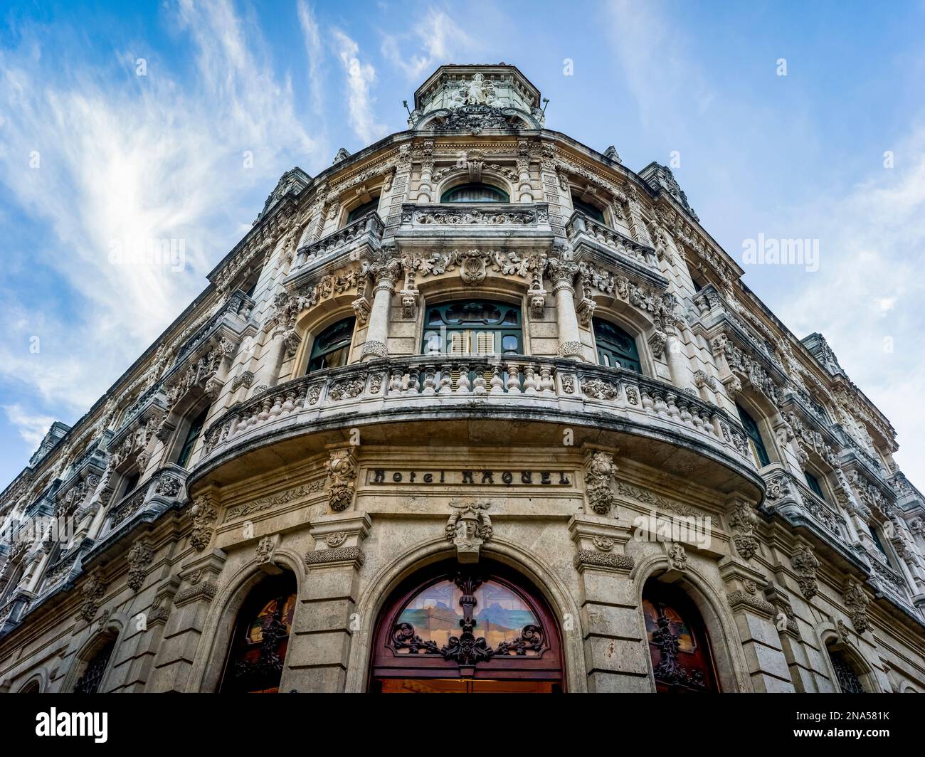 Hotel Raquel, l'Avana Vecchia; l'Avana, Cuba Foto Stock