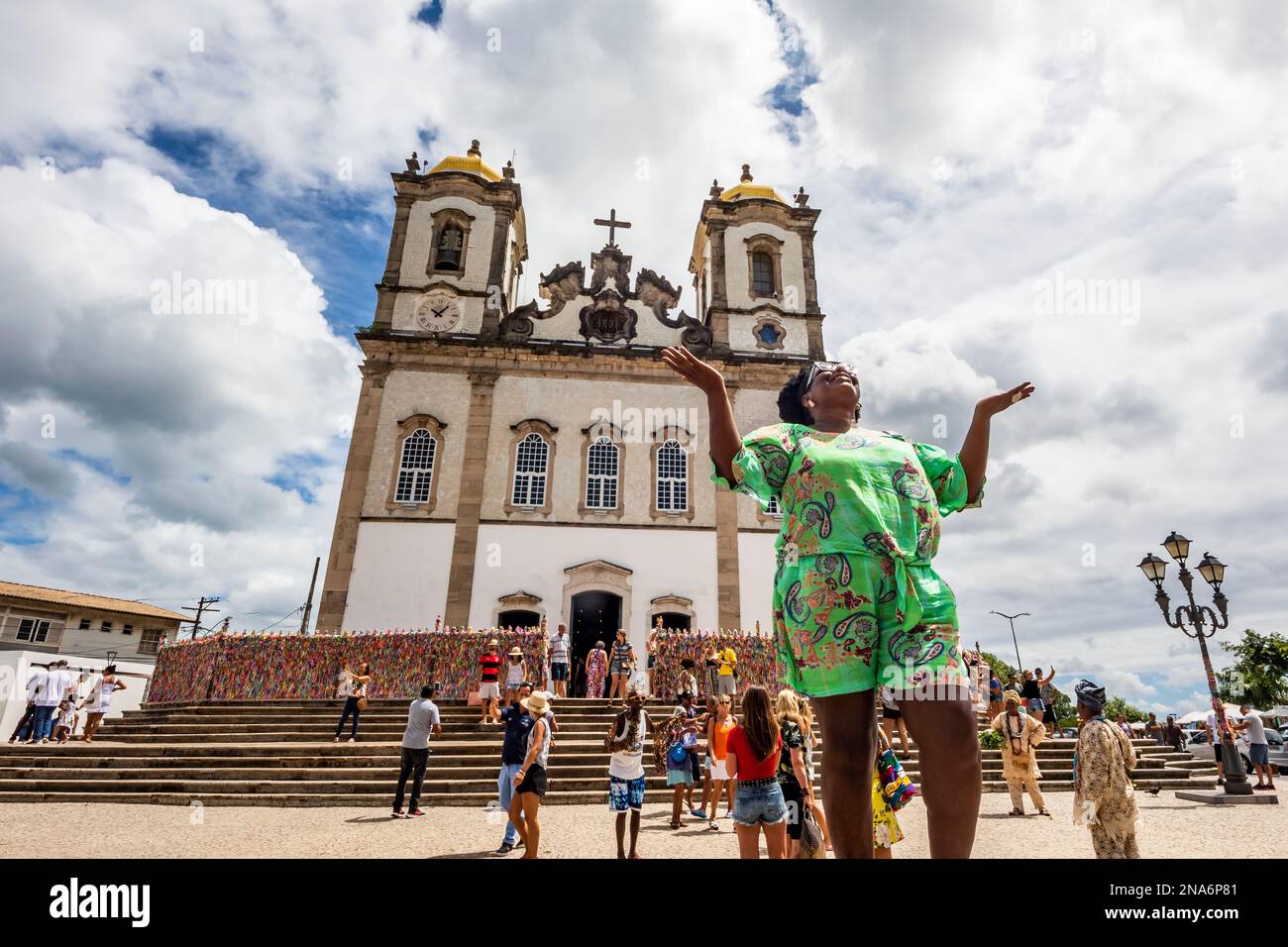 Chiesa di Nosso Senhor do Bonfim; Salvador, Bahia, Brasile Foto Stock