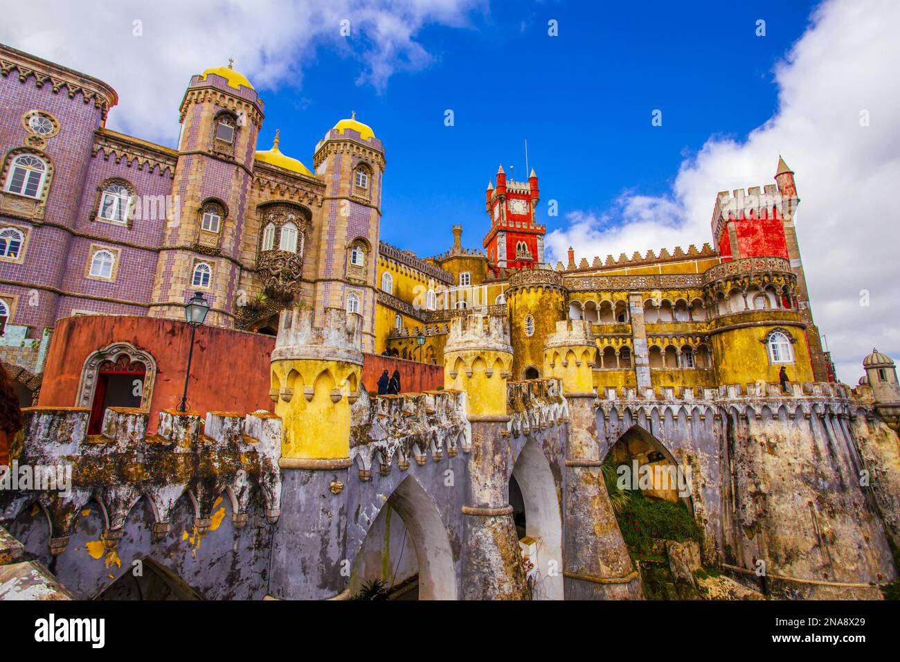 Pena Palace; Sintra, Portogallo Foto Stock