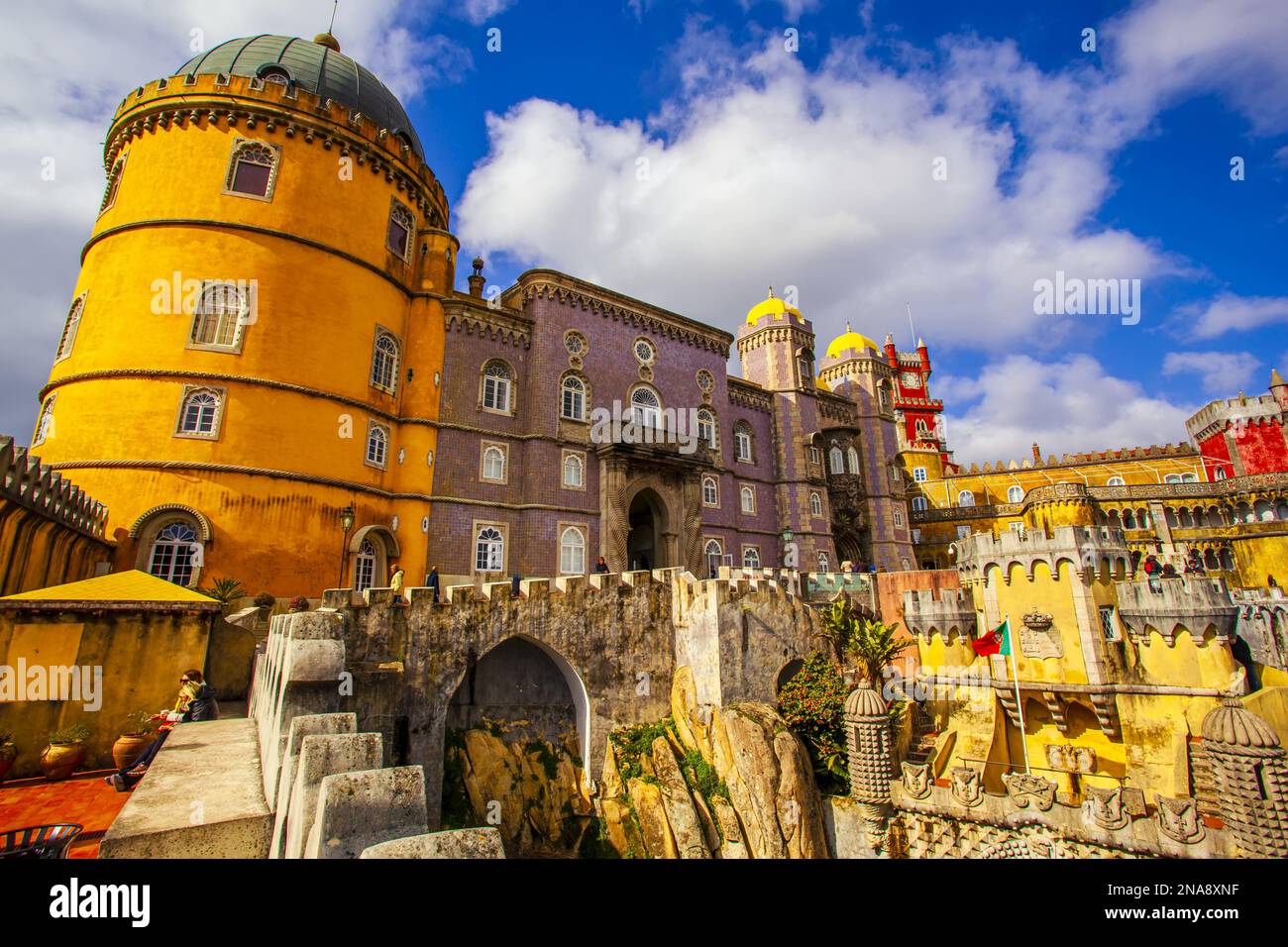 Pena Palace; Sintra, Portogallo Foto Stock