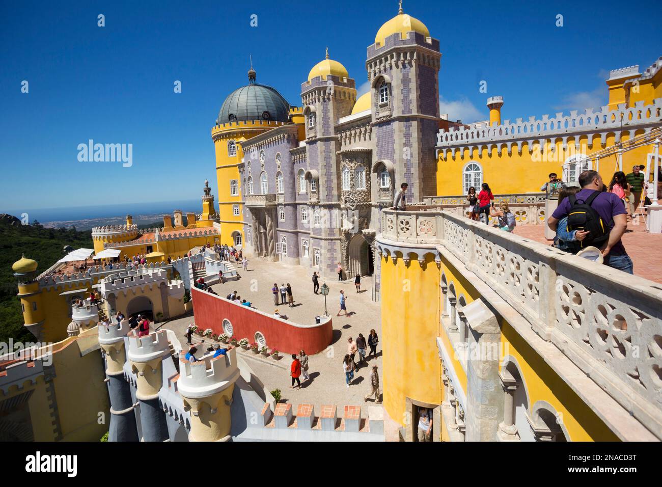 Palazzo Nazionale di pena, Palacio Nacional da pena, Sintra, Portogallo Foto Stock