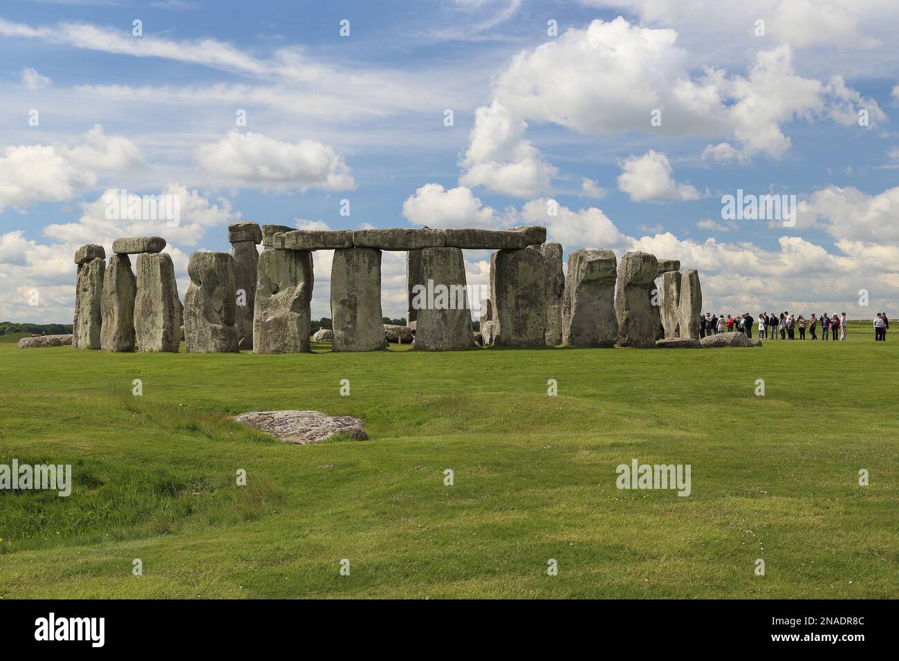 CONTEA di WILTSHEE, GRAN BRETAGNA - 14 MAGGIO 2014: Stohenhenge è uno dei siti archeologici più famosi al mondo. Foto Stock