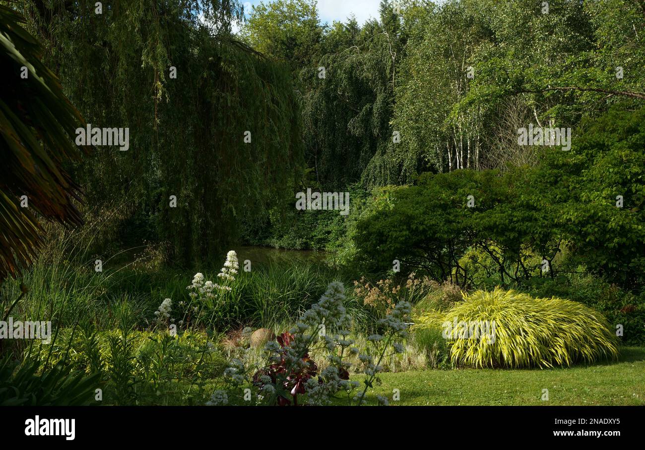 Giardino di campagna francese Jardin d'Elle Foto Stock