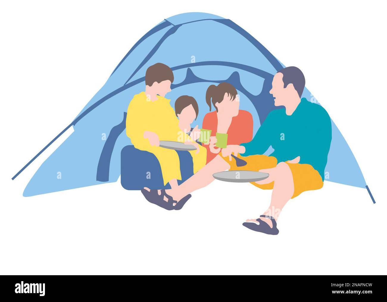 Camp Foto Stock