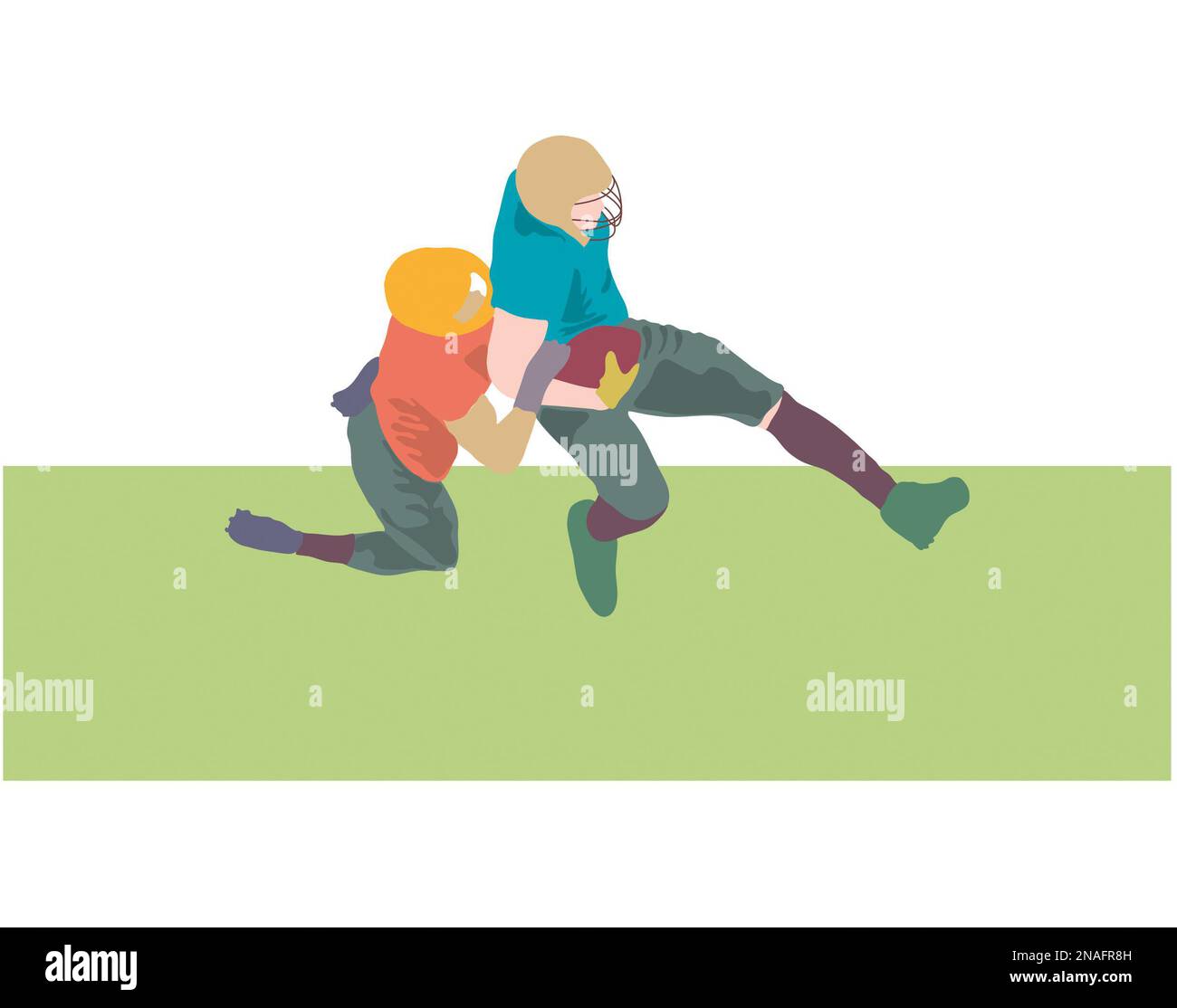 Tackle Foto Stock