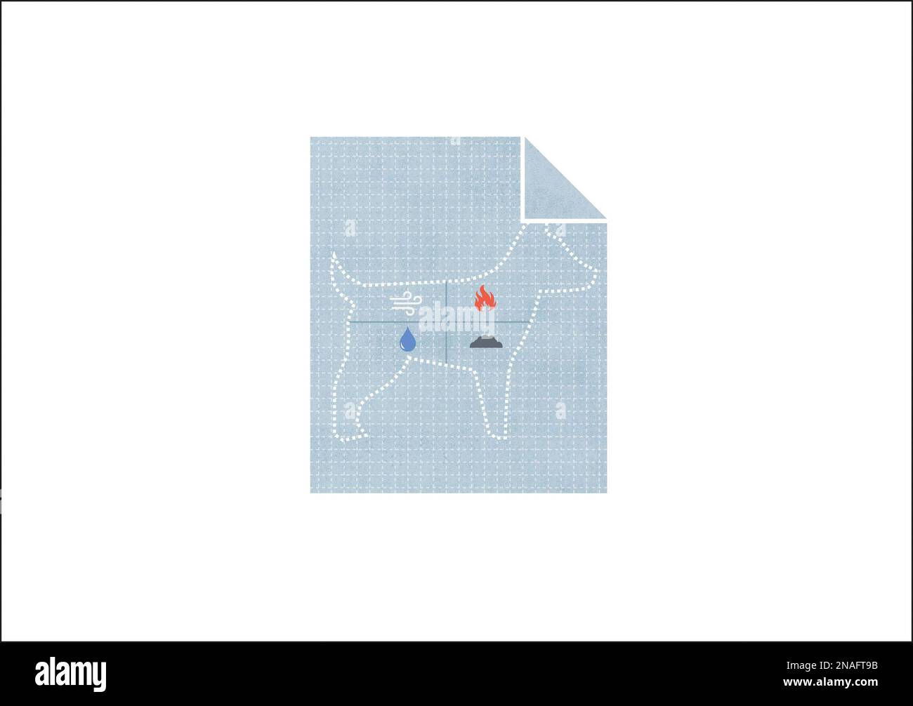 Progettazione di un cane Foto Stock