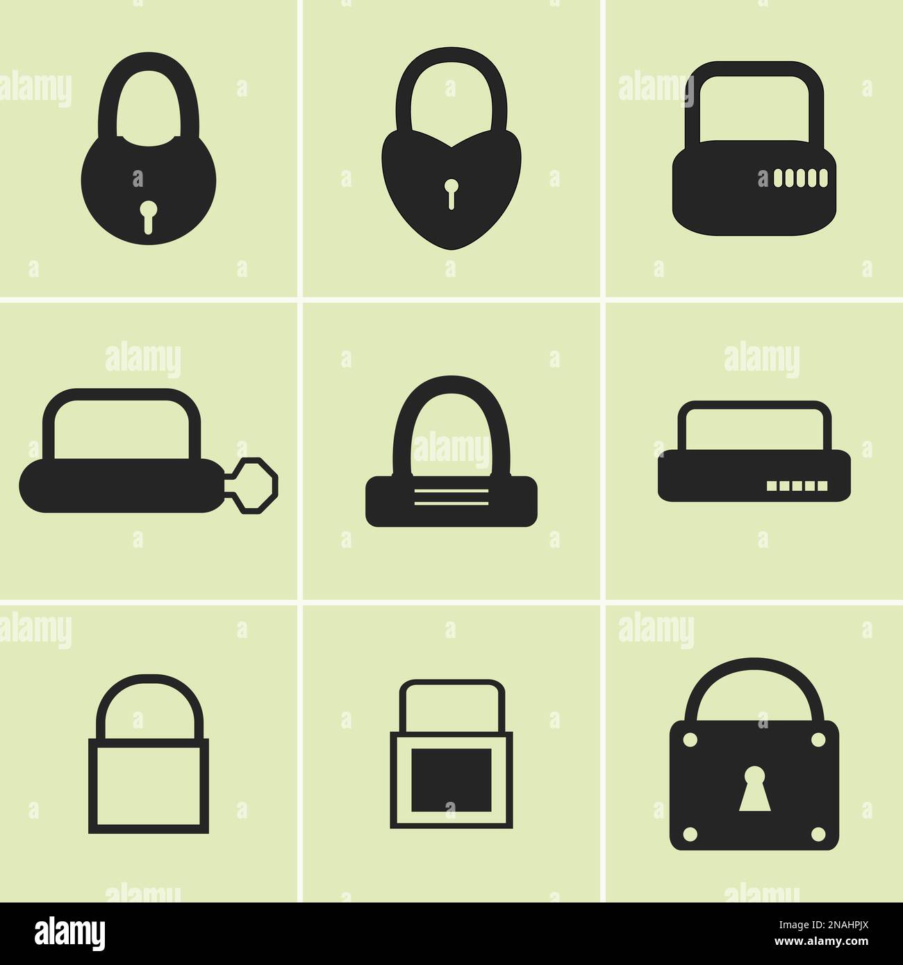 Set di icone su un tema Illustrazione Vettoriale